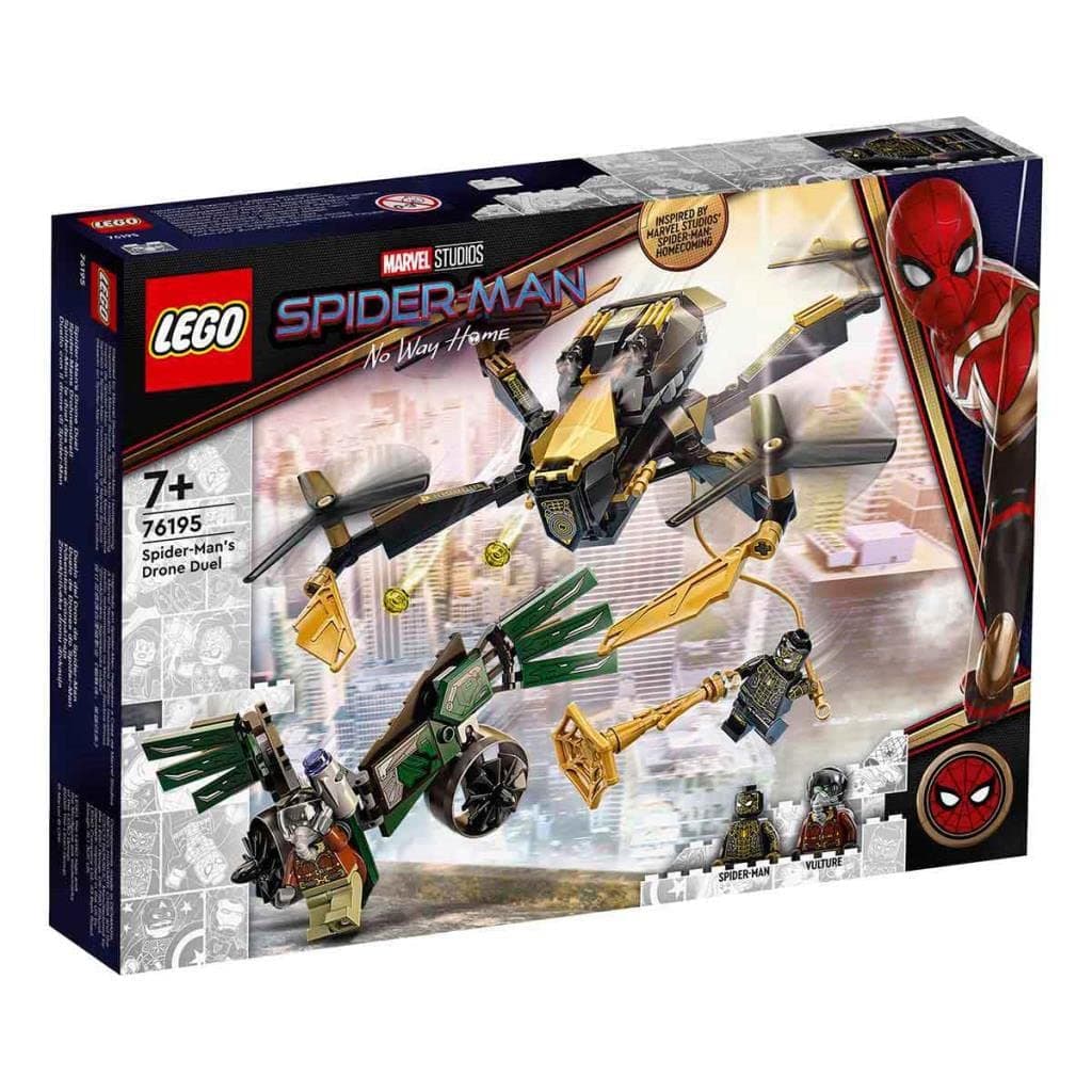 Marvel Spider-Man’s Drone Duel 76195 Building Kit (198 Pieces)