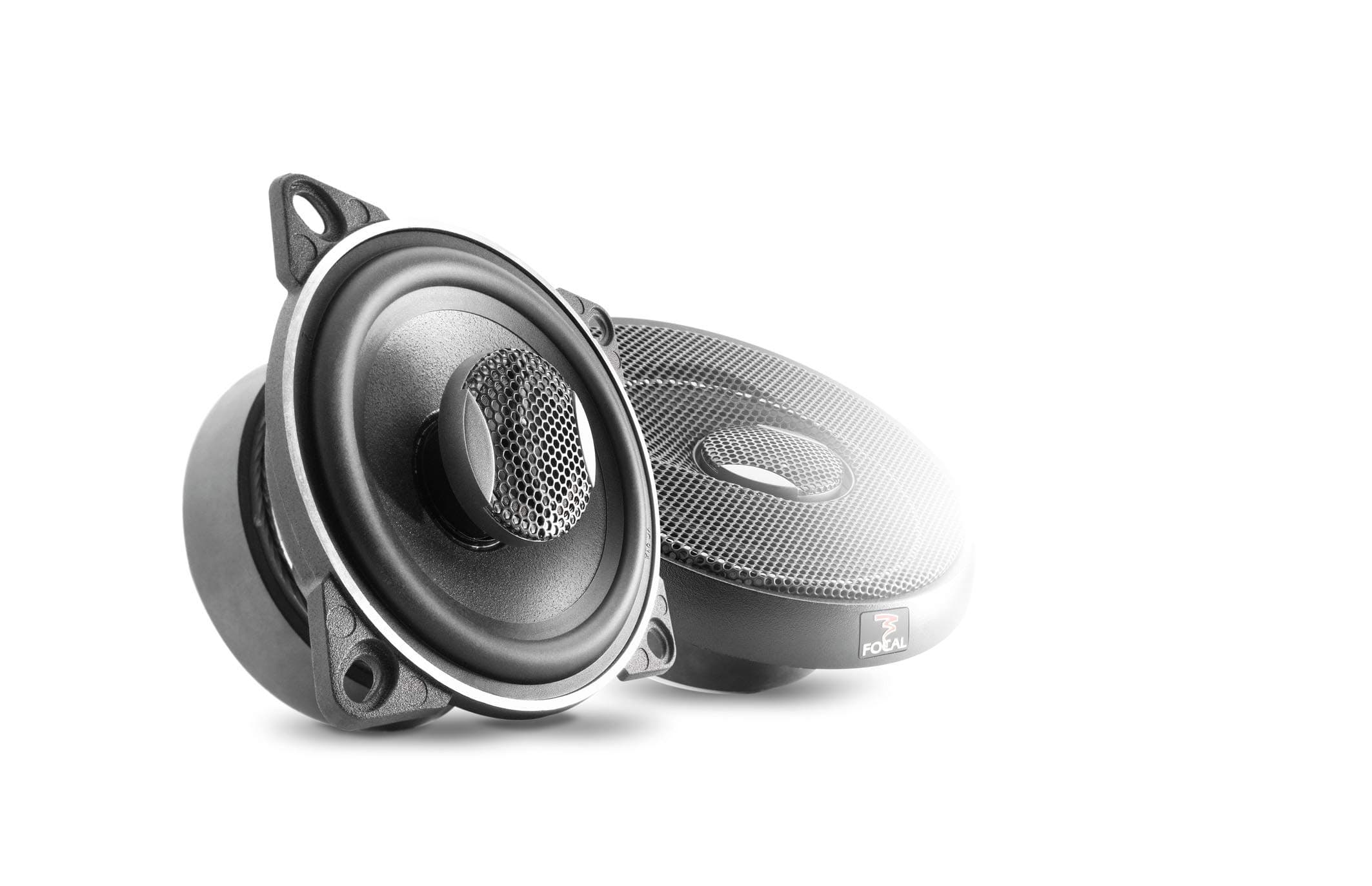 Focal F-PC100 4'' (10 CM) 2-Wat Coaxial Kit, Pair of Car Speakers