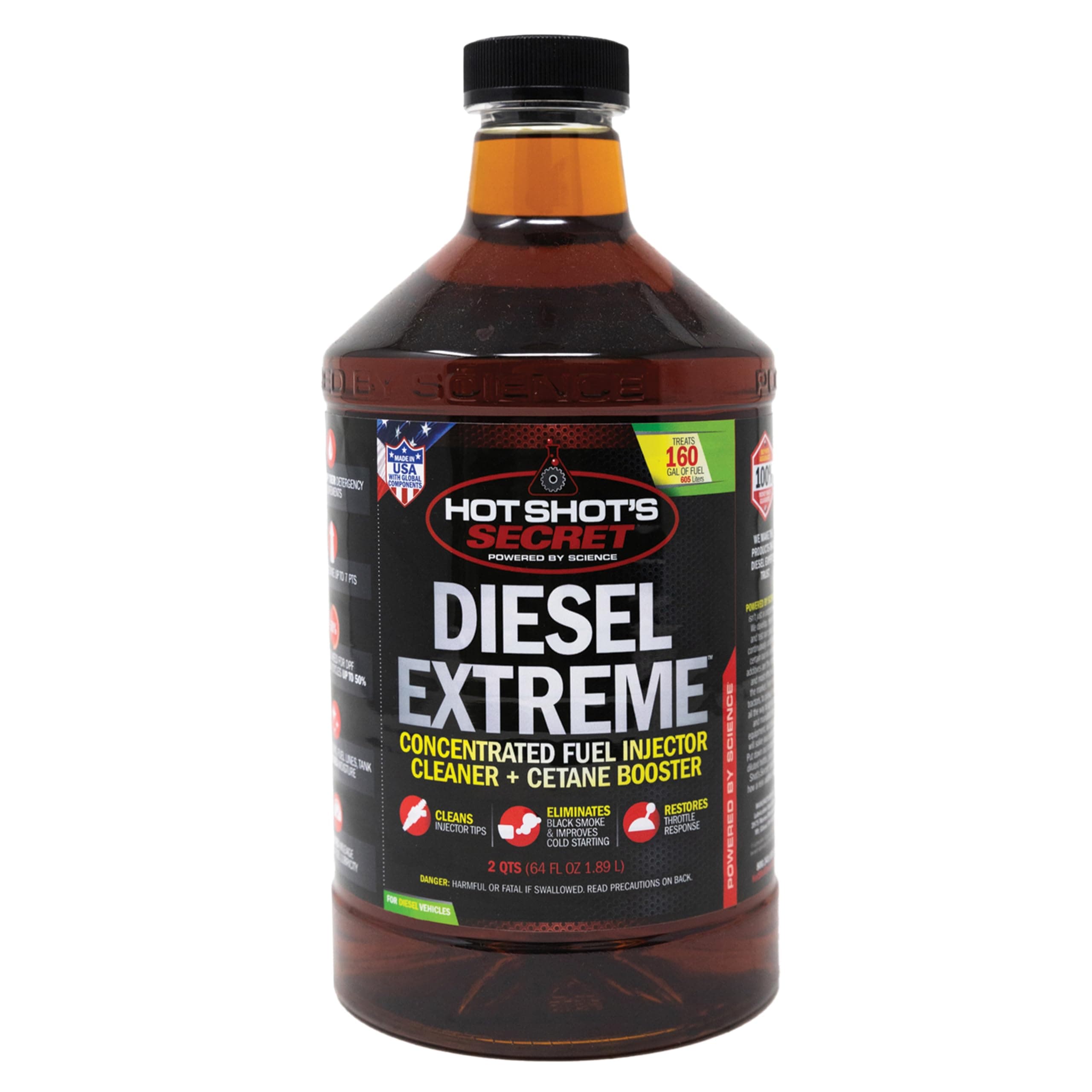 - Diesel Extreme 64 oz – Treats 160 Gallons – Concentrated Diesel Fuel Additive, Fuel System Cleaner and Injector Cleaner, Restores Engine Performance