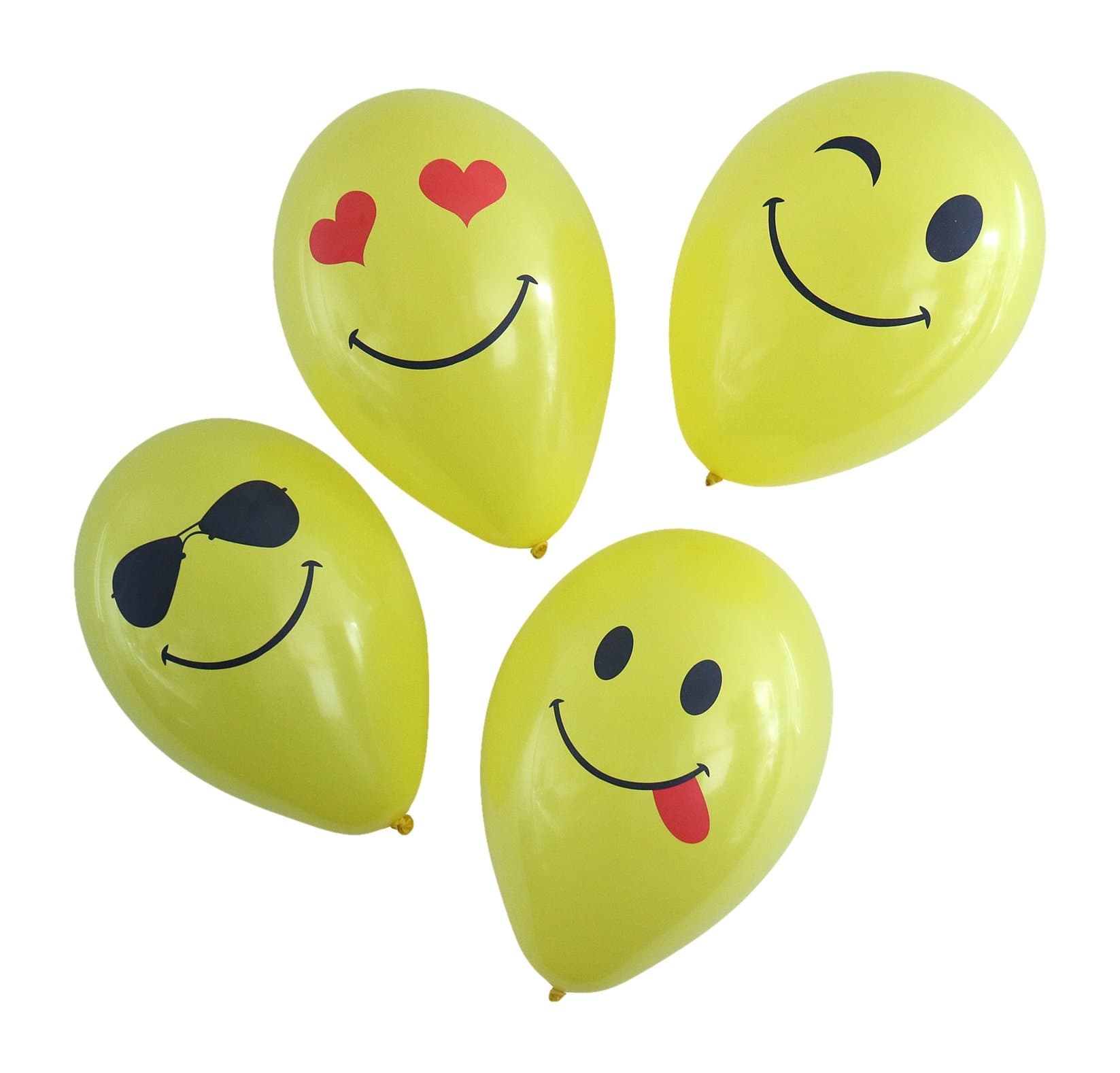 Karaloon 10-Inch Whats Smile Baloons (Pack of 30)