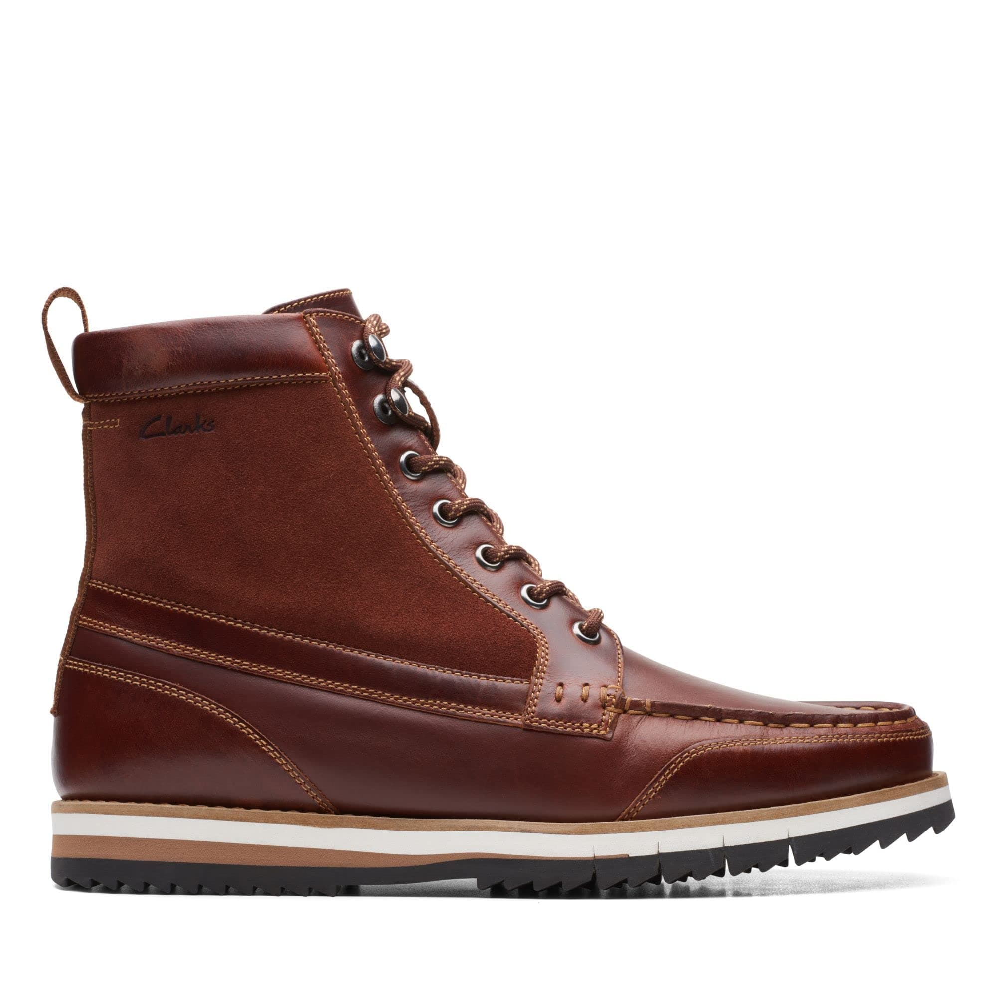 Clarks Durston Hi Leather Boots in