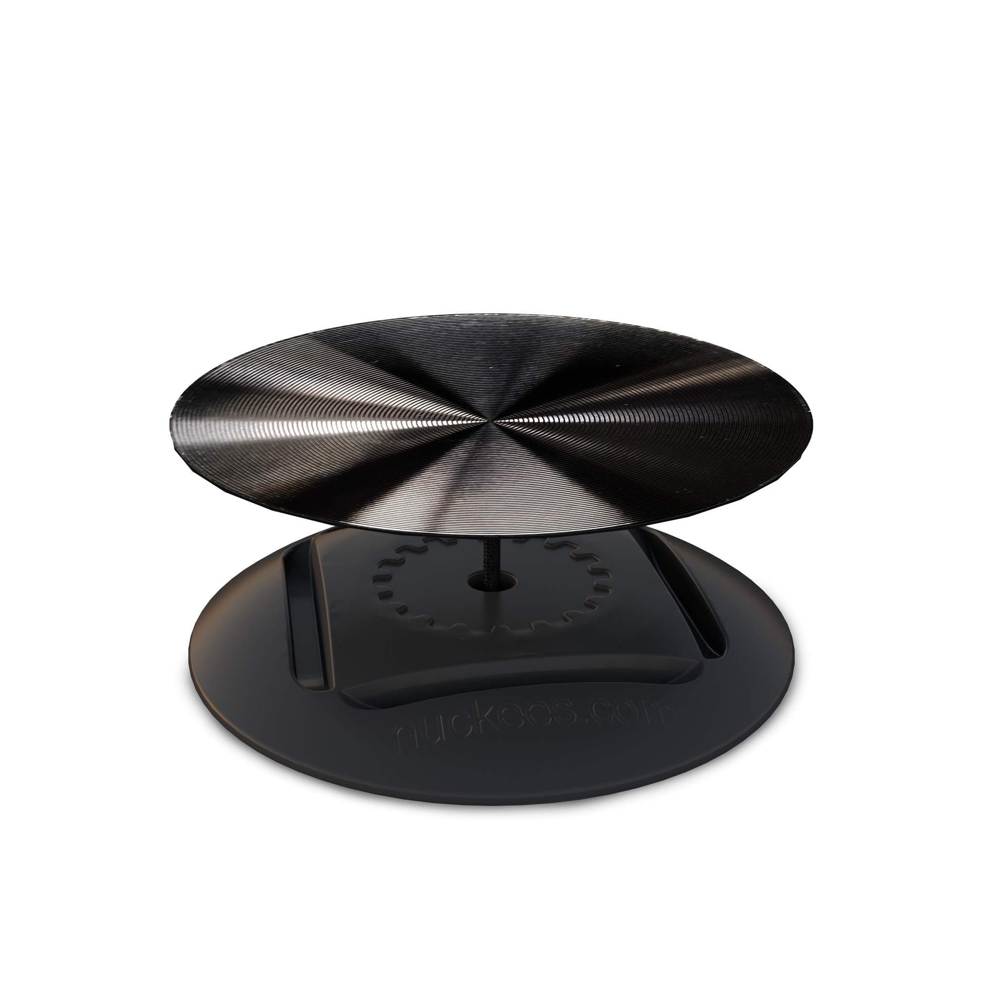 Nuckees Stand and Grip - Black Metal Vinyl
