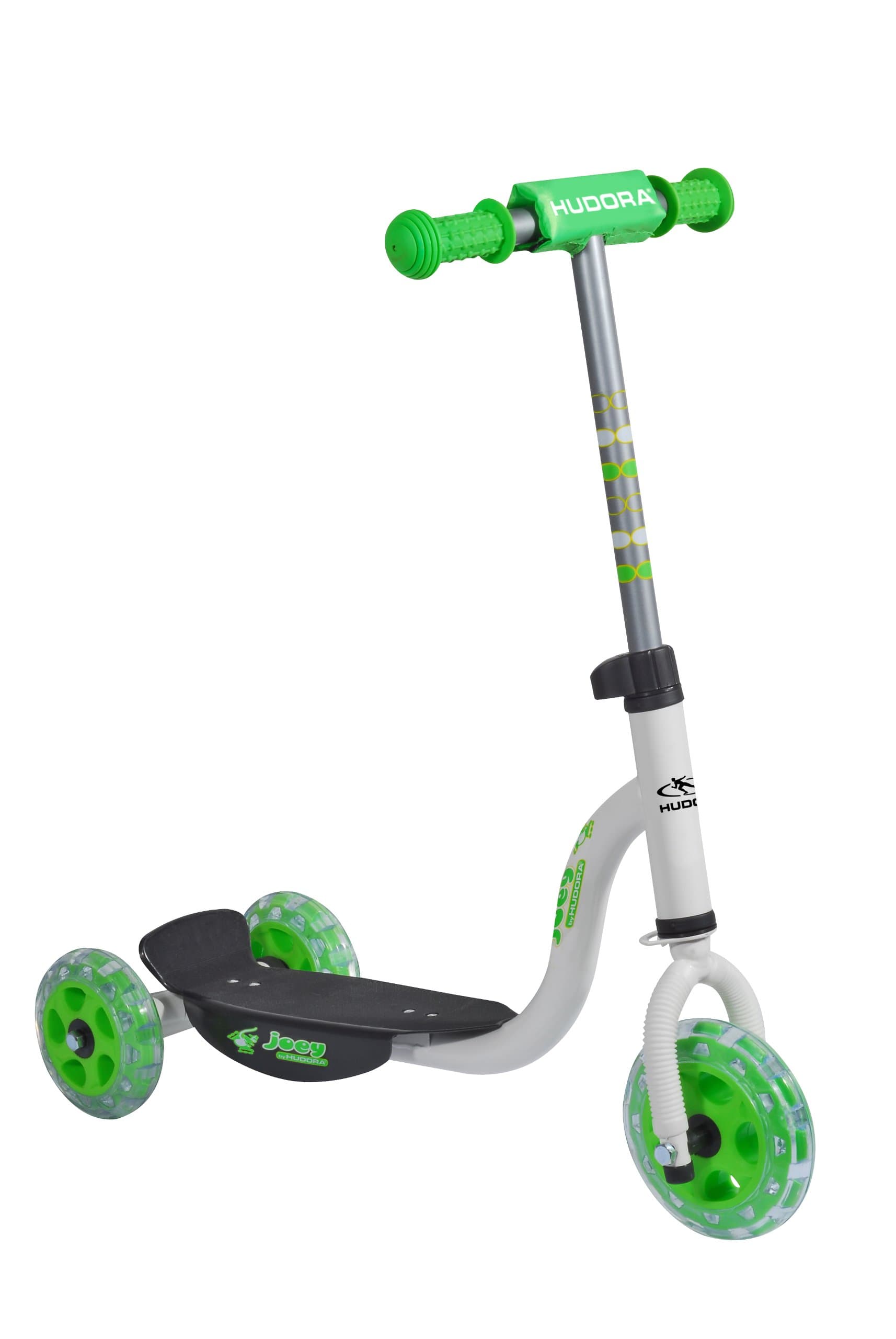 Hudora Unisex Child Joey 3.0 Kiddyscooter - White/Green, One Size