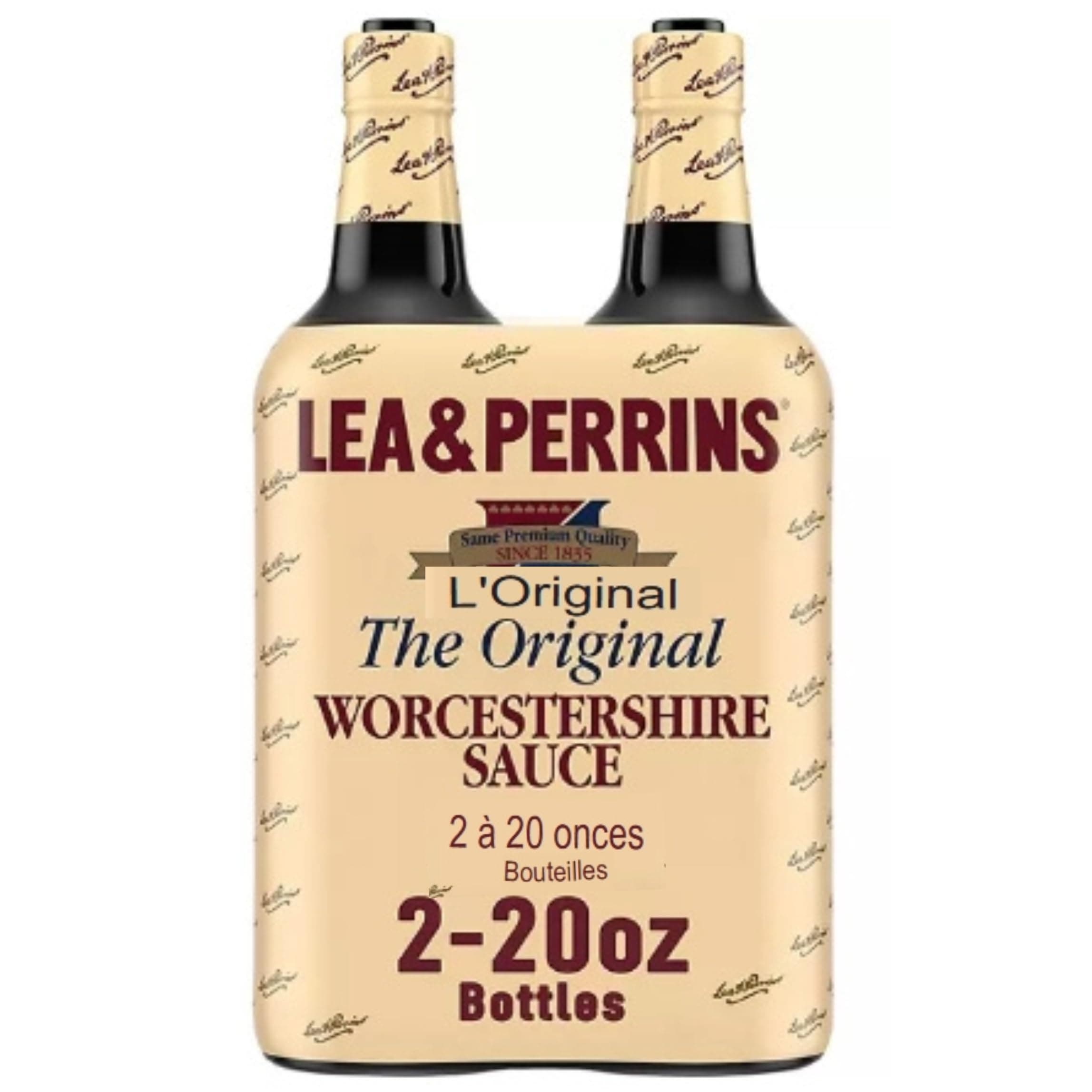Lea & PerrinsWorcestershire Sauce, 20 Fl Oz (Pack of 2)