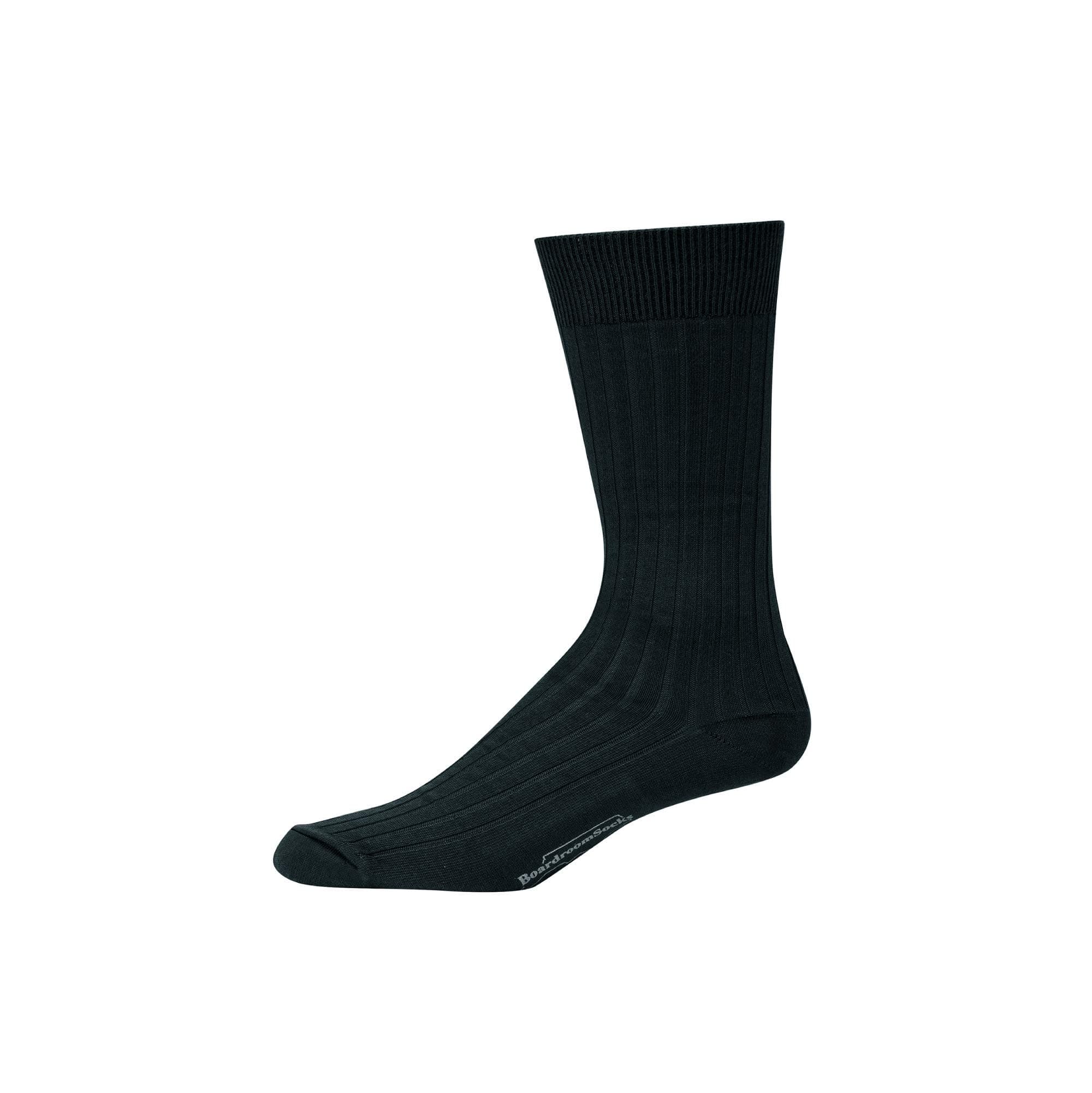 Cotton Dress Socks for Men – Comfortable Men’s Executive Socks – Classic Mid-Calf Dress Socks by Boardroom Socks
