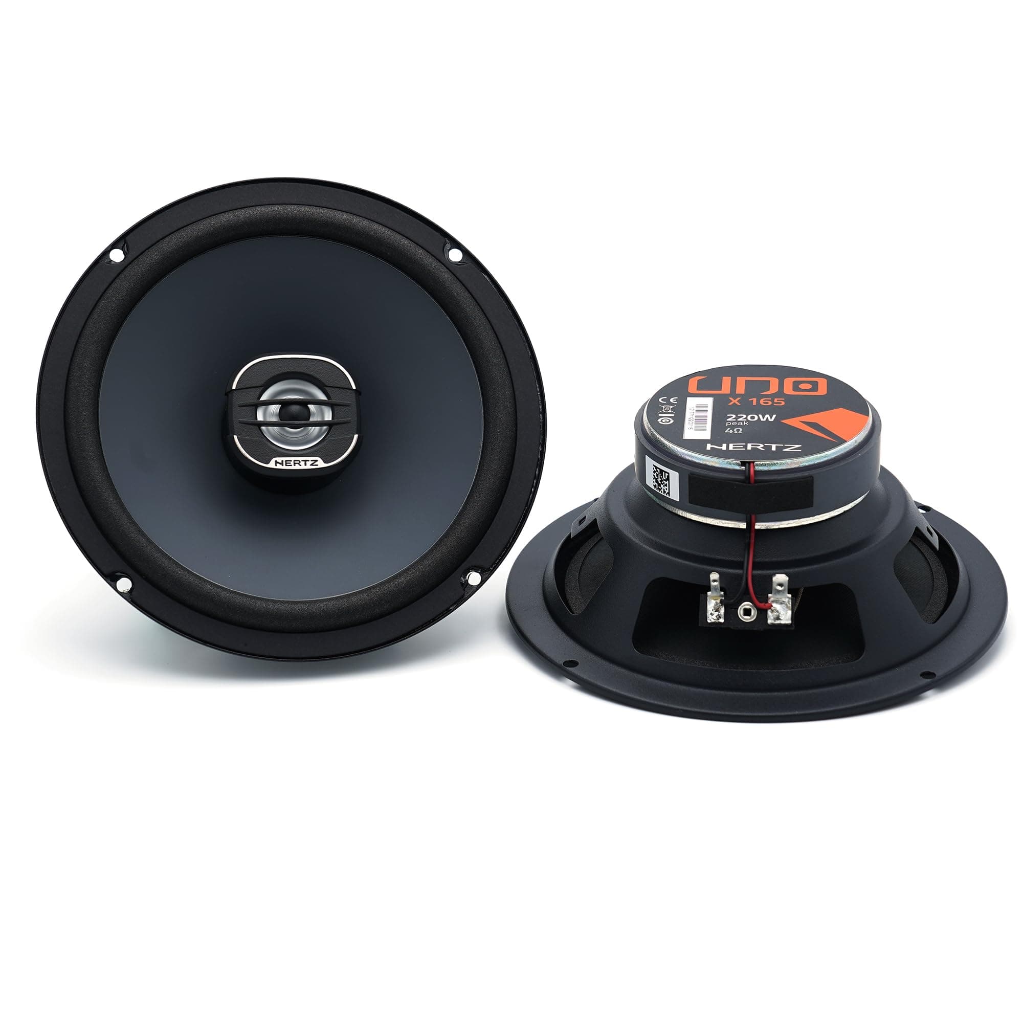 Hertz UNO Series X-165 6.5" Bi-Directional Coaxial Speakers (Pair)