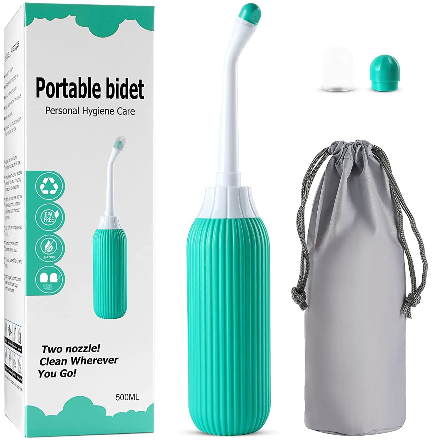 Upside Down portable bidet spray for toilet Peri Bottle for Postpartum Essentials, Feminine Care, Portable Travel Bidet for Baby,Women,Men or Bedridden Patient.17OZ