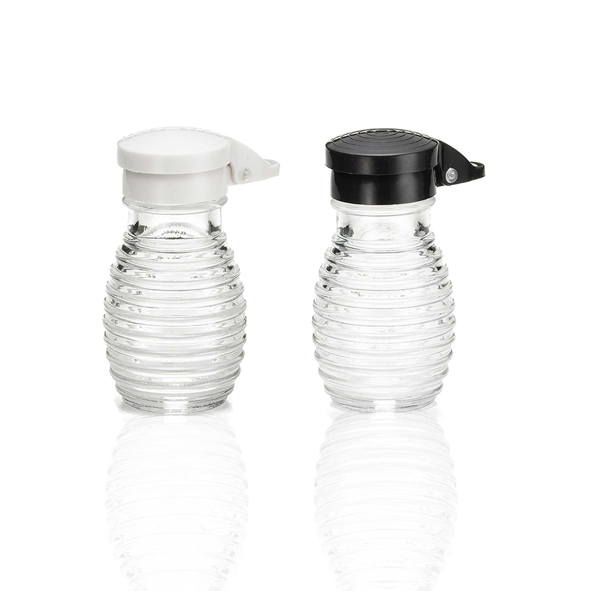 Shake It Free Shaker Glass Moisture Proof Humidity Free Salt, Pepper and Spice Shakers by Tumbler Home