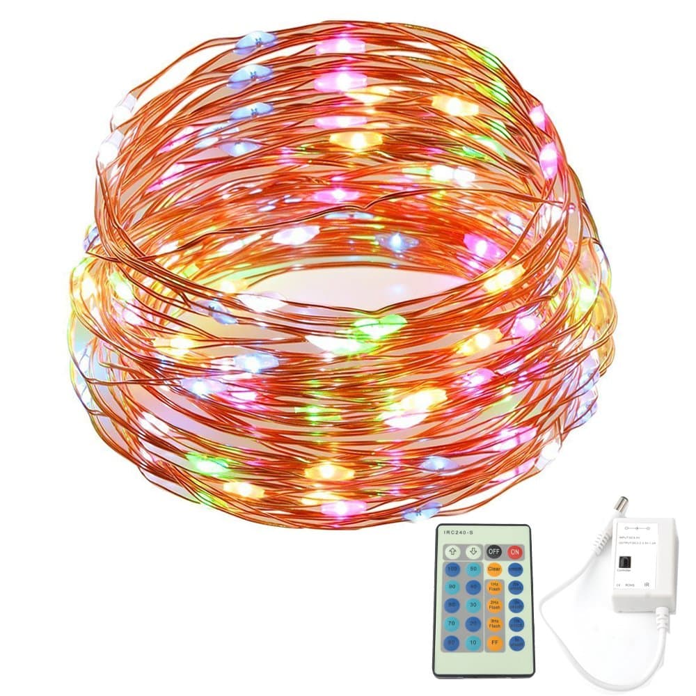 LED Decorative light/15m/150 lamp Beads/String Light/USB Power Supply/Remote Control/Copper String Light/Multi-Color/line Light/Decorative Light/Indoor and Outdoor/Waterproof and drip-Proof/LED Light