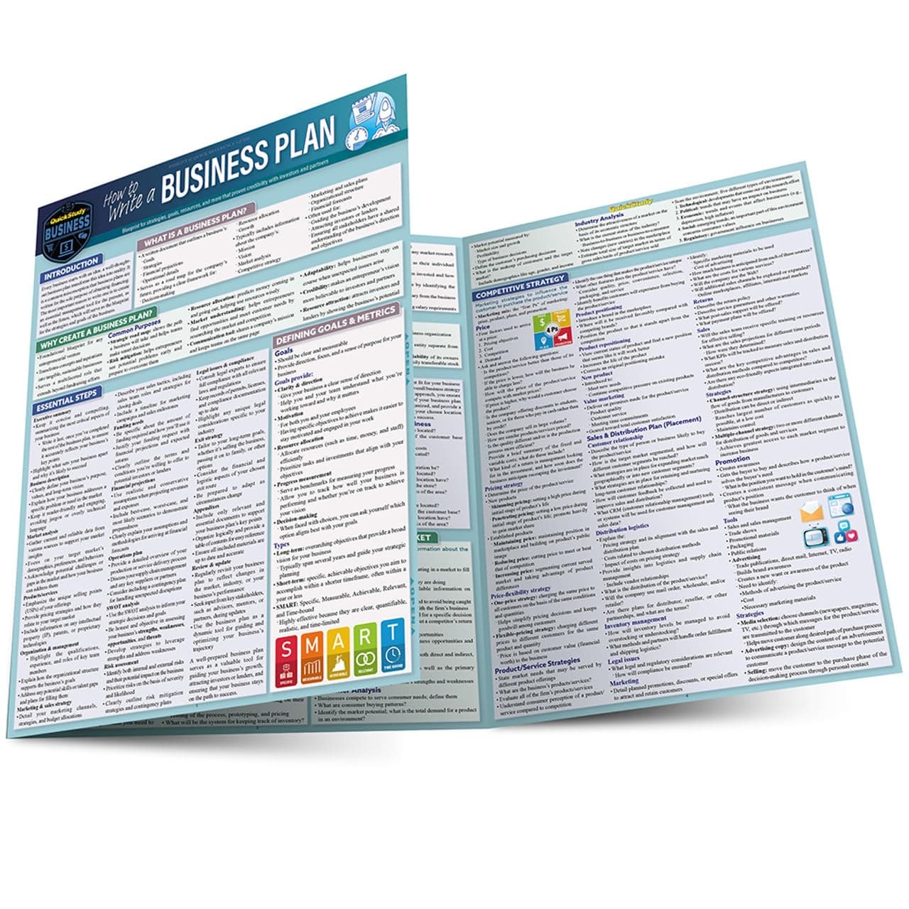 How to Write a Business Plan: a QuickStudy Laminated Reference Guide