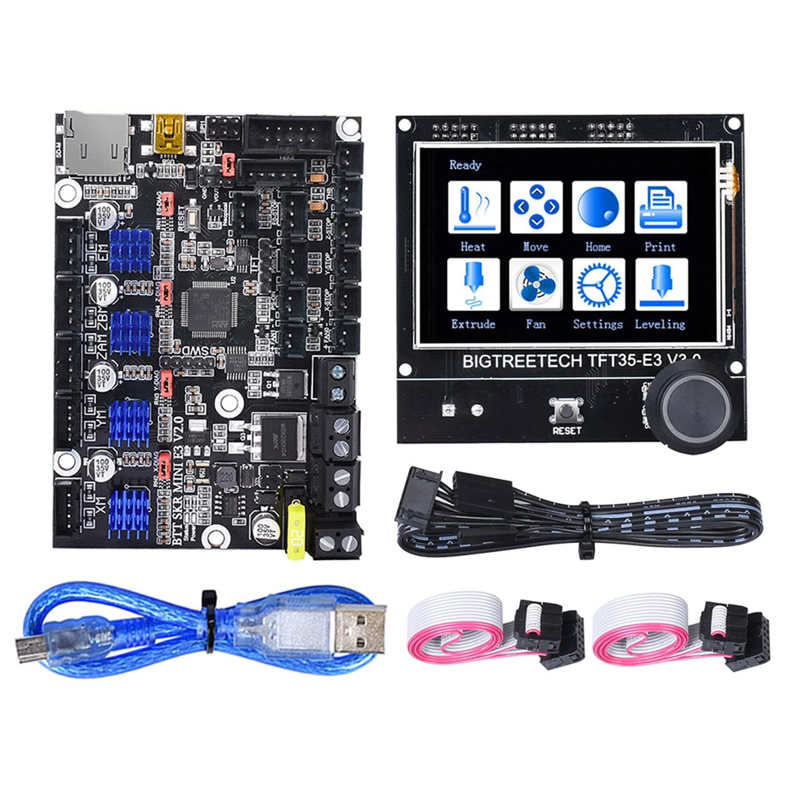 SKR Mini E3 V2.0 Control Board + TFT35 E3 V3.0.1Touchscreen 32Bit Control Board Integrated with TMC2209 UART VS TMC2208 for Ender 3 3D Printer Parts