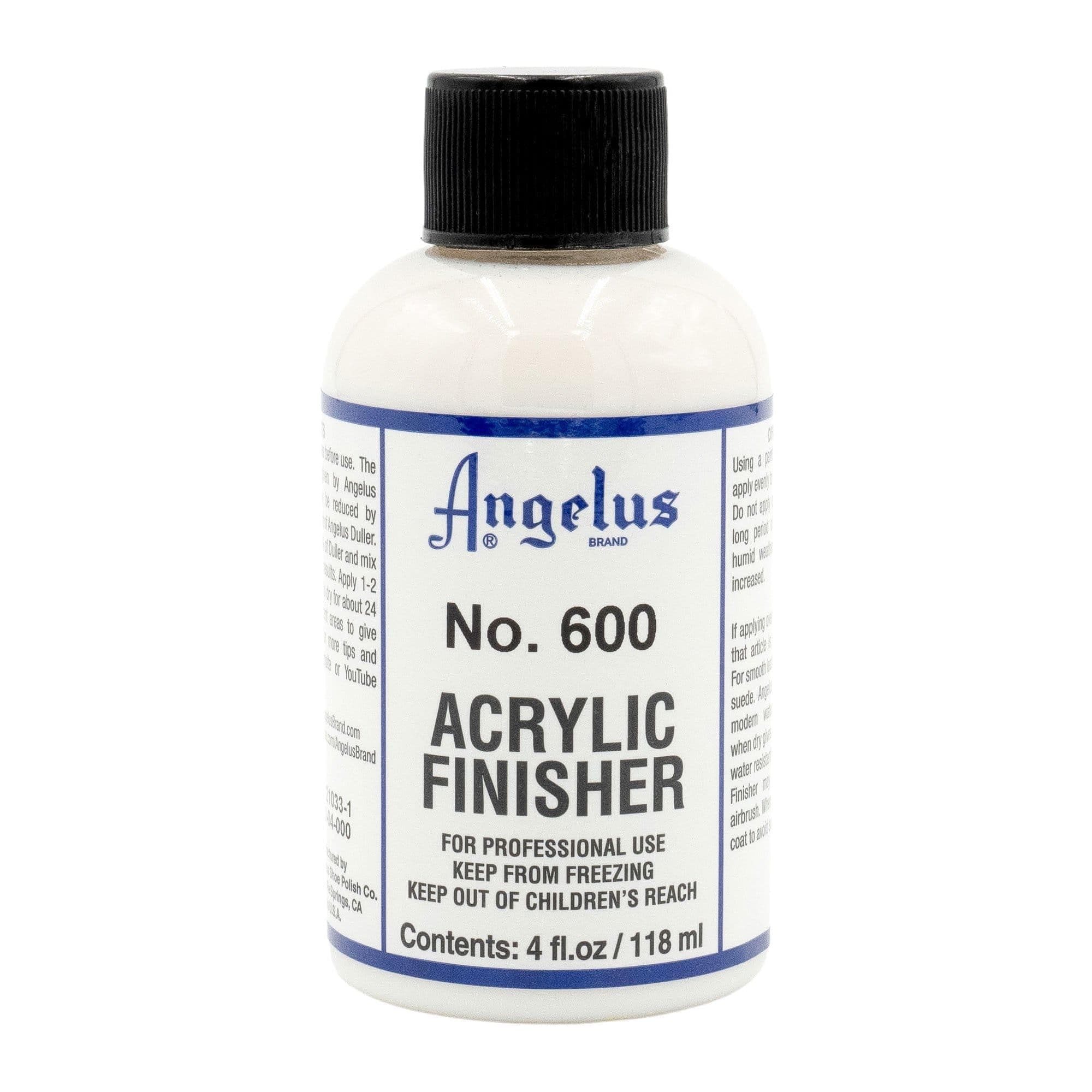 Angelus Brand Acrylic Leather Paint Finisher No. 600 - 4oz
