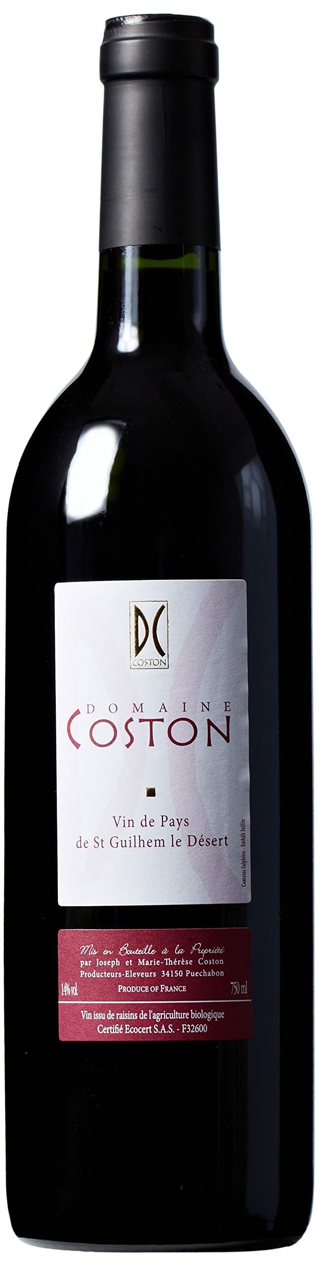 2009 Domaine Coston Rouge Saint Guilhem le Desert VDP d'Oc 750 mL