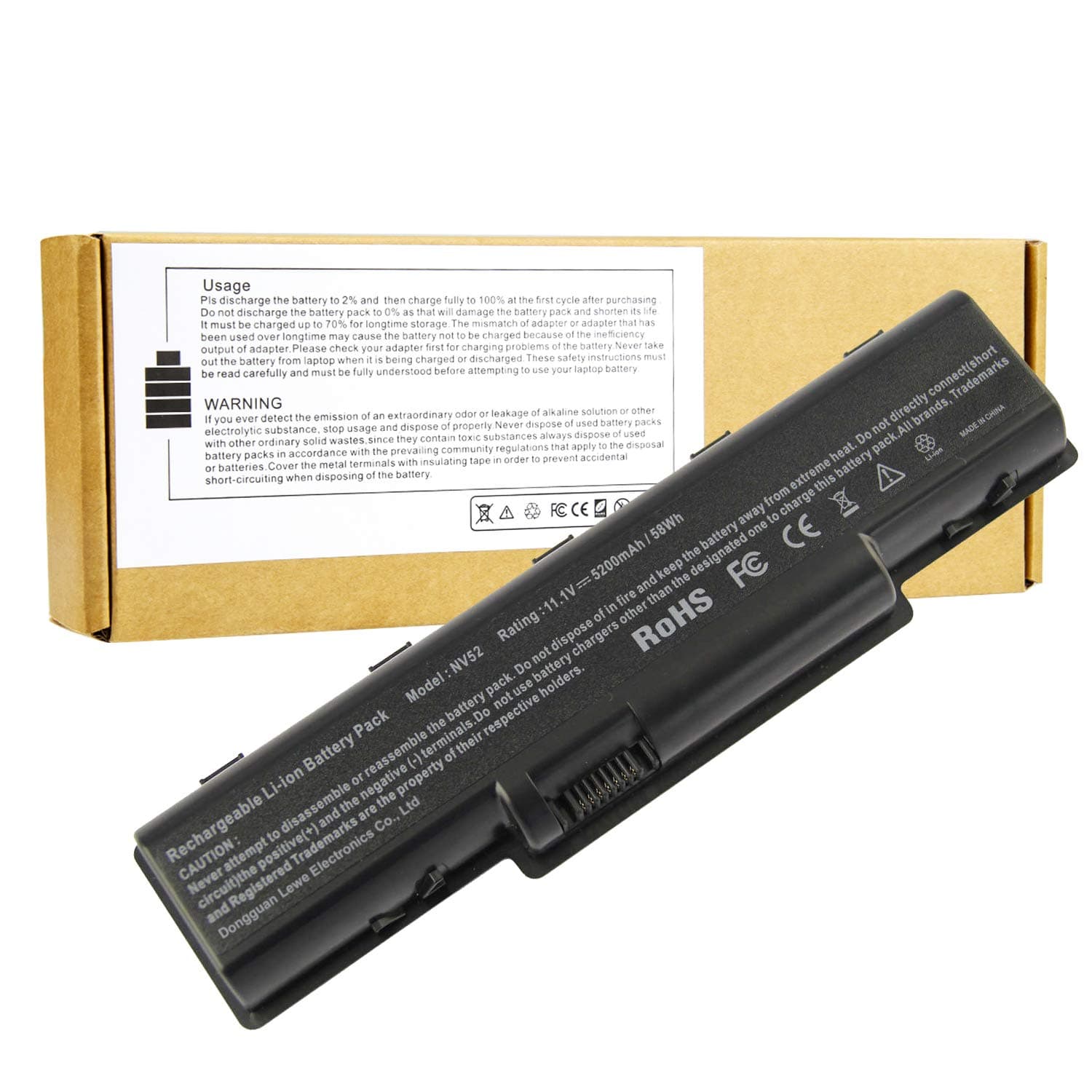 Fancy Buying Laptop Battery for Gateway Series NV51 NV52 NV53 NV54 NV56 NV58 NV59 NV5332U Series Gateway AS09A41 AS09A73 ID58 MS2268 MS2273 MS2285 MS2288-6 Cells 11.1V 5200mAh