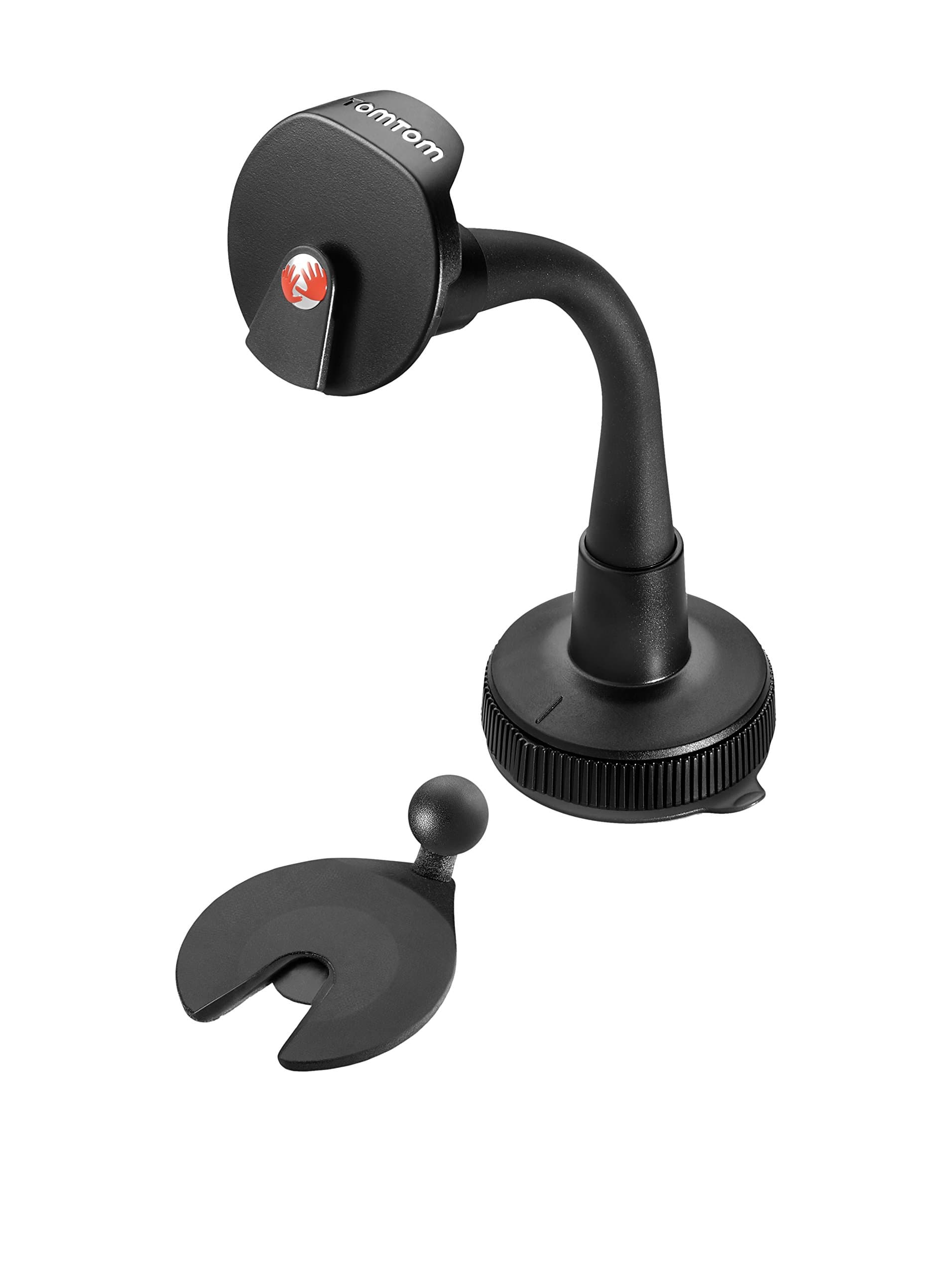 TomTom Sat Nav Windscreen Mount Easy Reach for Cars with deep Windscreen for all TomTom GO Basic, Start and Via Models