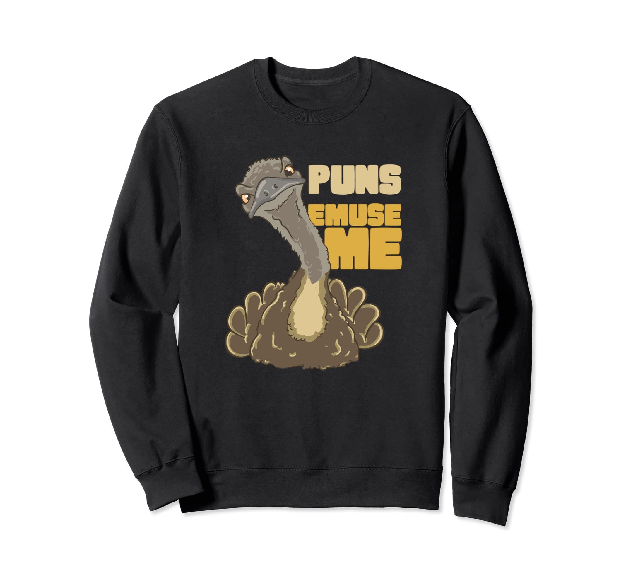Emu Word Pun for Animal Lovers Sweatshirt