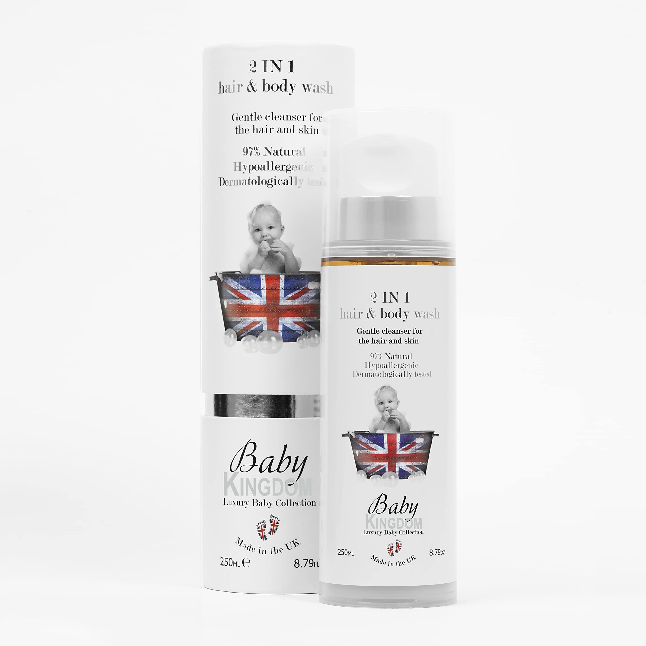 Baby Kingdom Collection 2-in-1 Hair and Body Wash, Chamomile, 250 ml