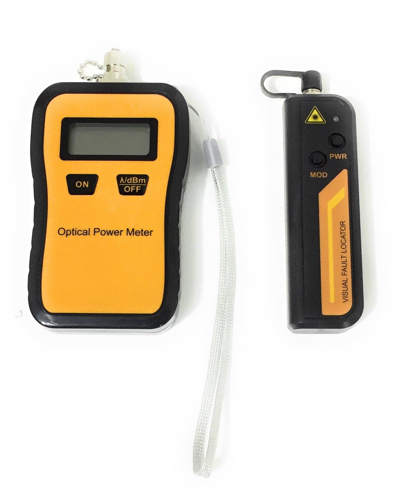 Mini Optical Fiber Power Meter with 10mW Visual Fault Locator, Comes with Protective case and English Instructions