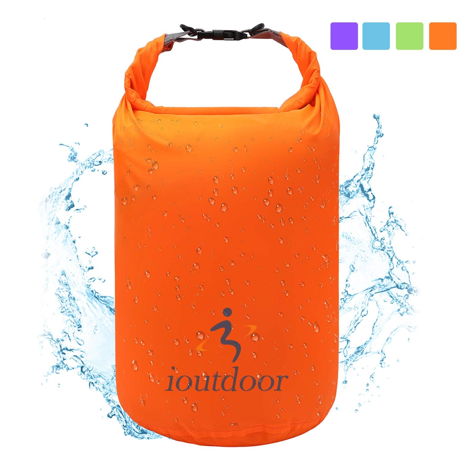 Dry Bag 5L/10L/20L/40L/70L, Ultra Lightweight Airtight Waterproof Bags, Roll Top Dry Sacks Great for Kayaking Rafting Hiking Swimming Camping Boating Water Sports(Orange, 40L)