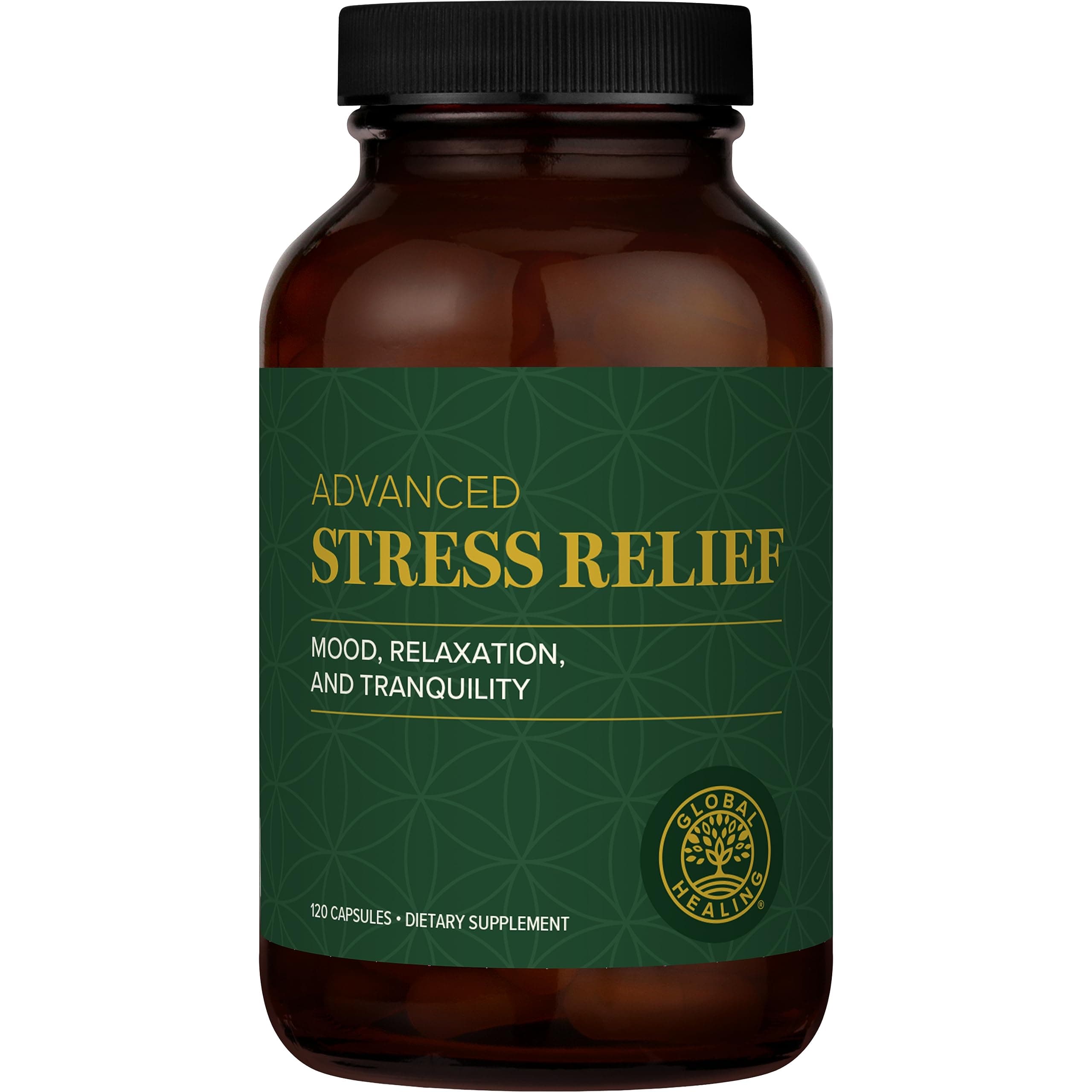 Global Healing Center - Stress Relief Supplement with Lithium Orotate - Advanced Calm Support Helps Ease Stress and Improve Function - Lithium Supplements - (120 Capsules)