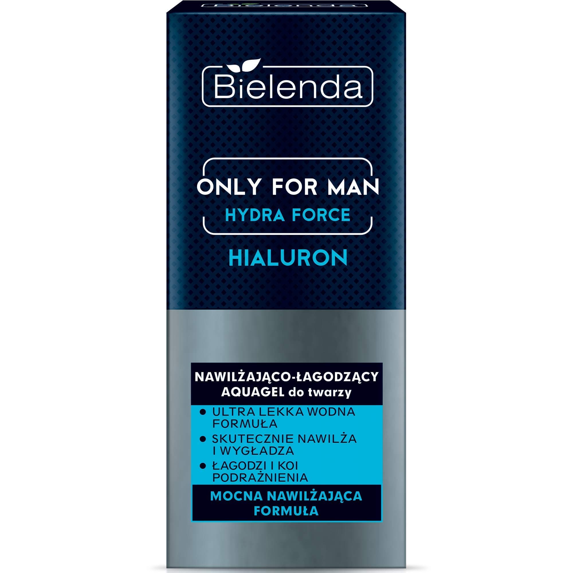 Bielenda Hydra Force - Deeply Moisturizes Eliminates The Unpleasant Sensation Of Tension And Dryness Of The Epidermis - Hydra Force - Aquagel Moisturizing And Soothing Face Cream - 50 ml