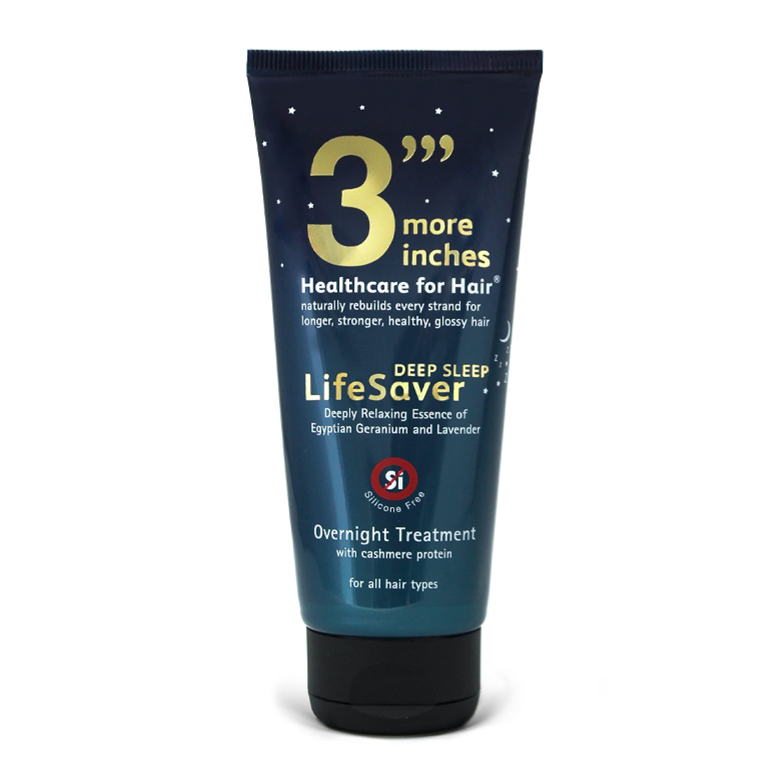 3'''More Inches LifeSaver Deep Sleep Overnight Treatment 100ml -Broken Bond Restore Treatment -Essential Oils for Stress, Anxiety & Sleep Promotion -Sulphate Free -Hair Care by Michael Van Clarke