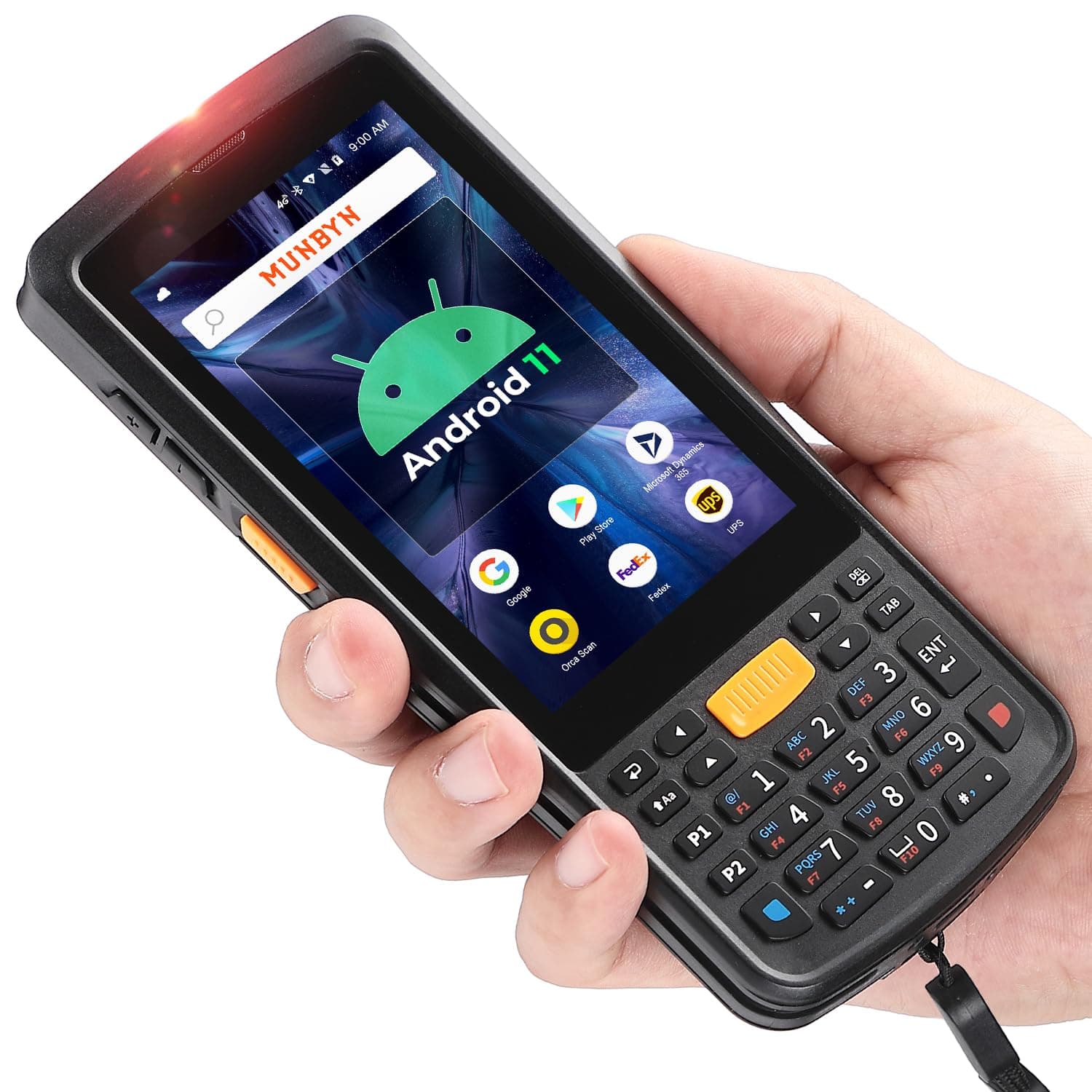MUNBYN 099 [Android 11+1D 2D Scanner] Android-Barcode-Scanner 2025 New, PDA Handheld Computer,Equip with Zebra Scanner SE4710, Store Inventory Scanner, QR UPC, Rugged 4G, Data Collector for Warehouse