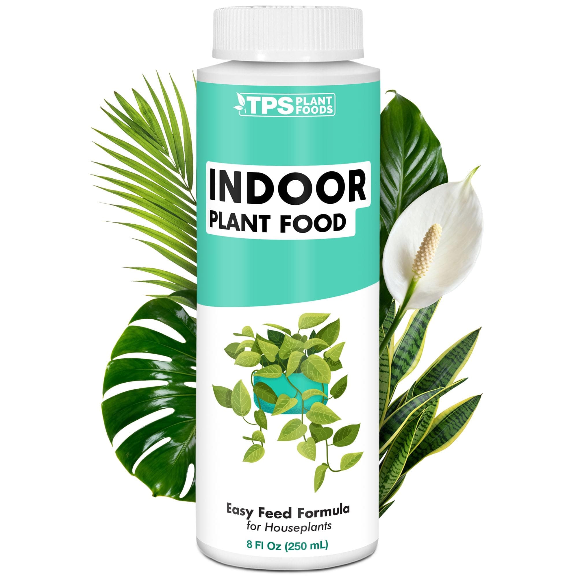 Indoor Plant Food for Houseplants, Liquid Fertilizer 8 oz (250mL)