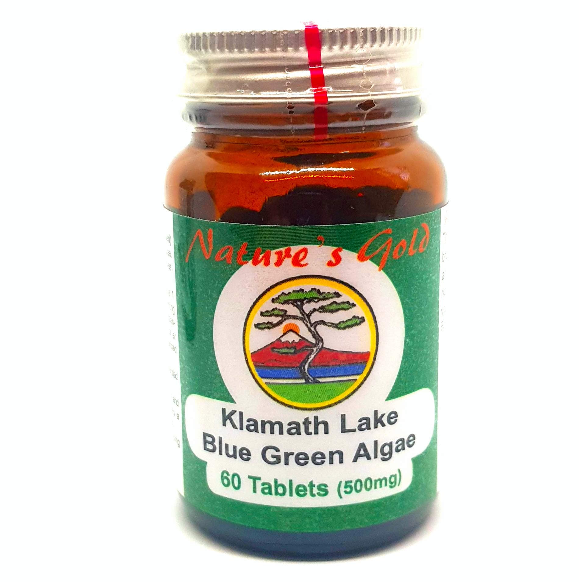 Organic Klamath Lake Blue Green Algae Supplement 500mg 60 Tablets