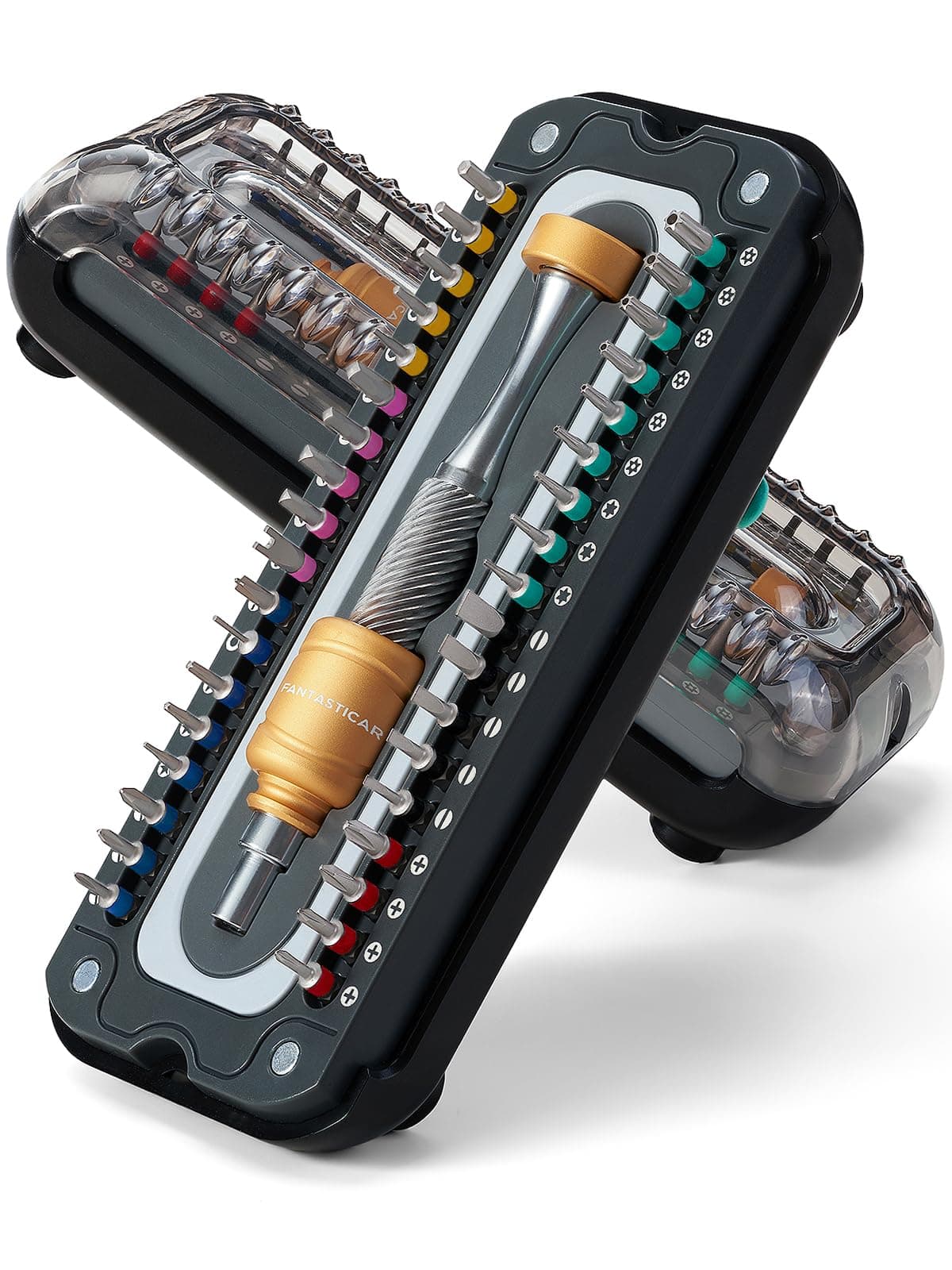 FantastiCAR 37 in 1 Precision Screwdriver Set, Repair Tool Kit with Case Screwdriver Set for Electronics, Gameconsole, Watch, Phone, Tablet, PC