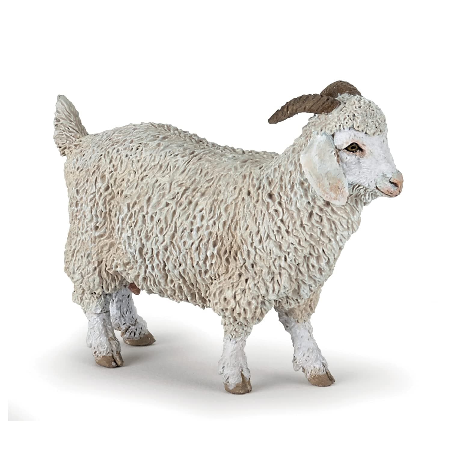 Papo -Hand-Painted - Figurine -Farmyard Friends -Angora Goat -51170 - Collectible - for Children - Suitable for Boys and Girls - from 3 Years Old