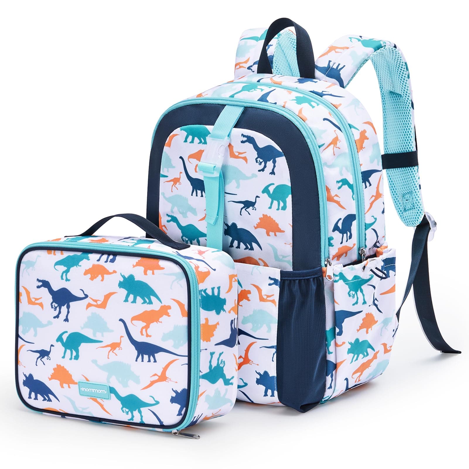 Kids Backpack for Boys Girls Preschool Kindergarten Backpacks Lightweight Elementary School Bookbag with Lunch Box