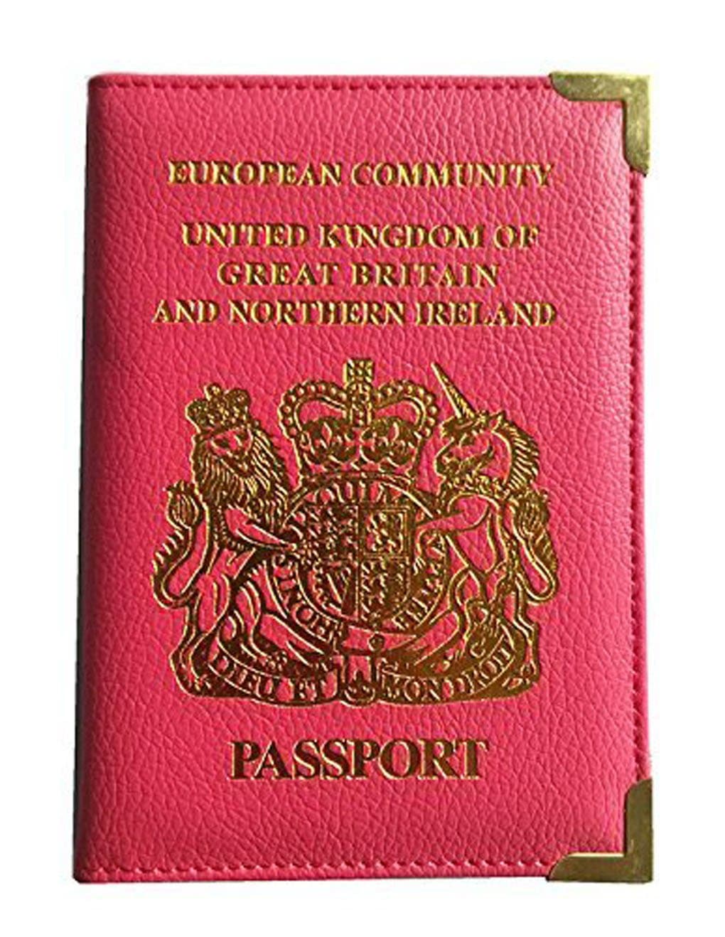 VISKEY UK and European Passport Holder Protector Cover Wallet
