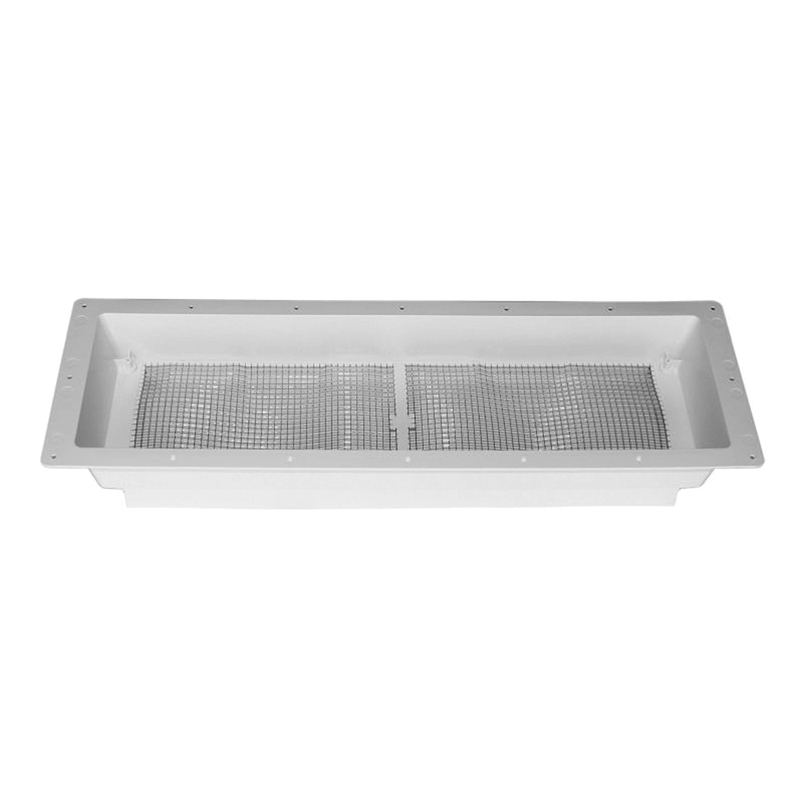 DOMETIC 3312694.007 Refrigerator Vent Base Only for Complete Vent Kit - Polar White