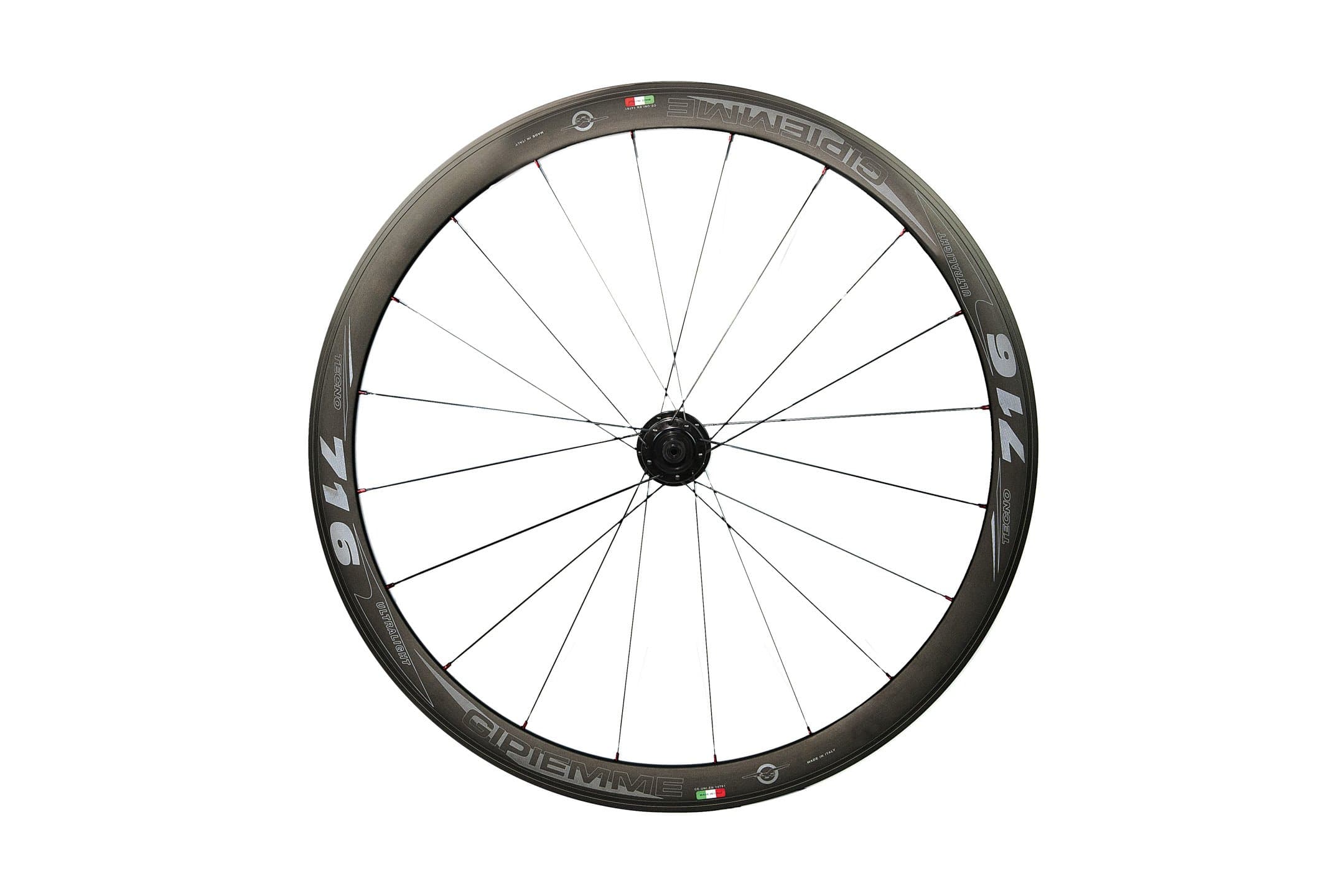 Cicli Bonin Unisex Adult Gipiemme Tecno 716 Ultralight Cover Shimano Wheel - Black, One Size