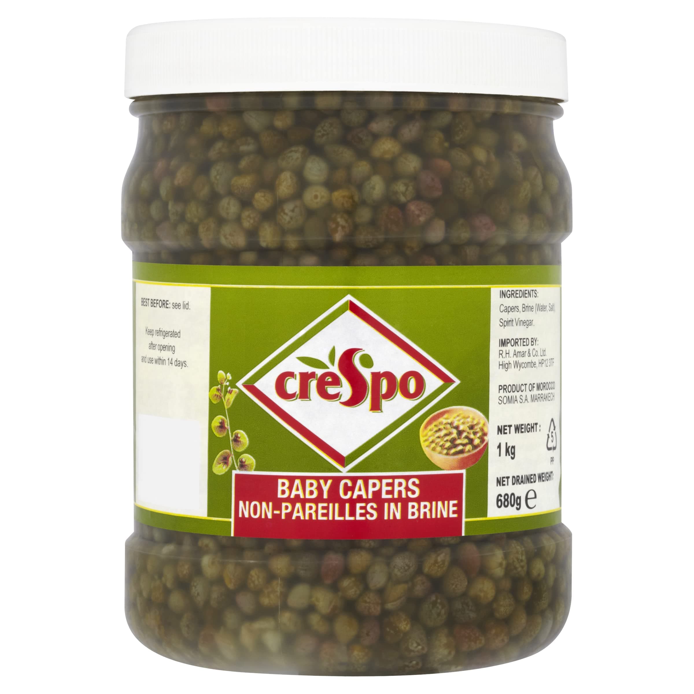 Crespo Baby Capers 1 kg (Pack of 3)
