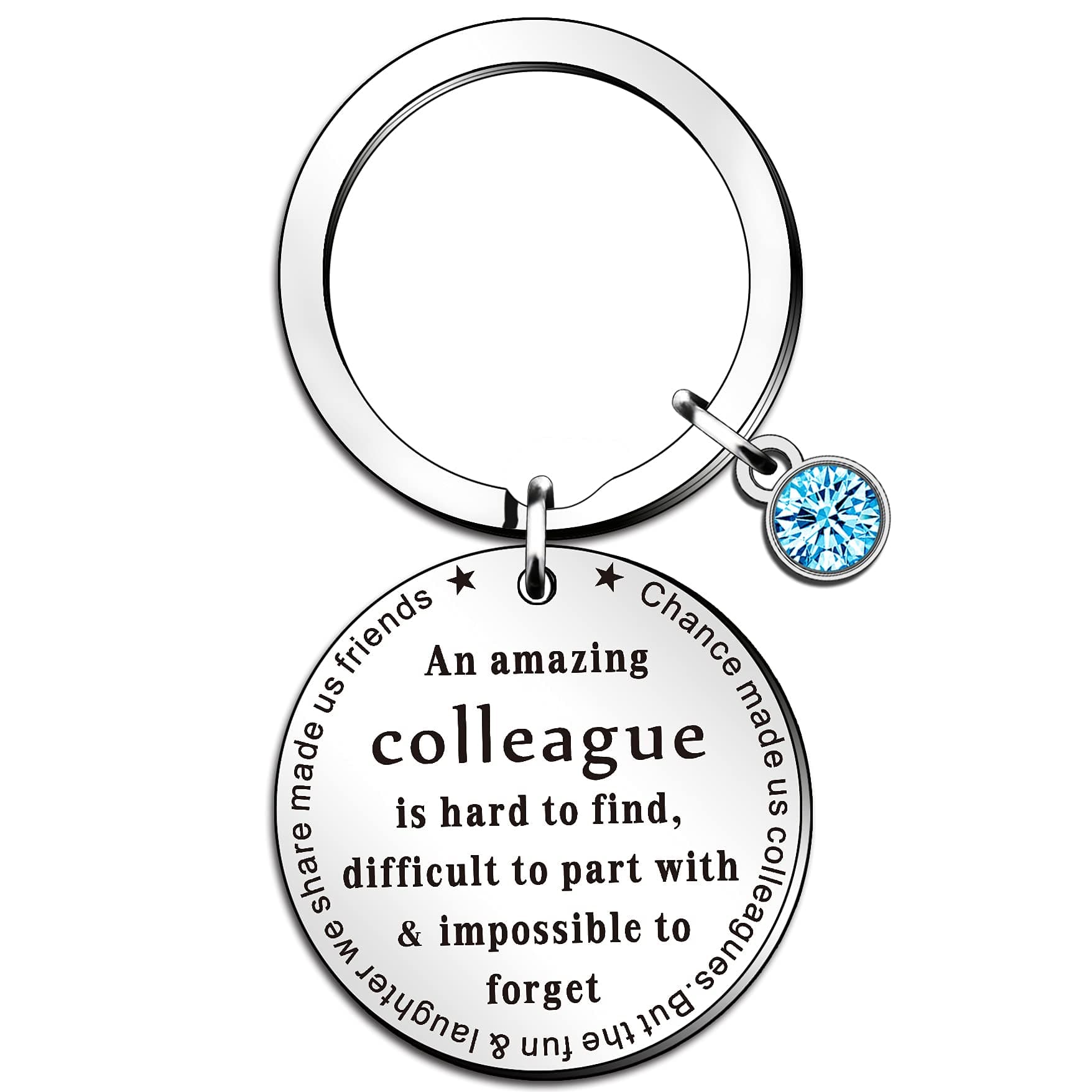 SMARGO Colleague Gifts Colleague Keyring Thank You Colleague Gifts for Women Leaving Gifts for Colleagues Birthday Christmas Thanksgiving Gift
