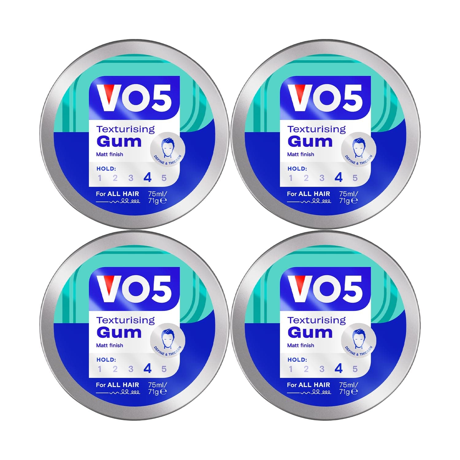 Texturising Gum 75ml, Reworkable Hair Styling Gum for Definition & Texture, Long-lasting Hold with Matte Finish