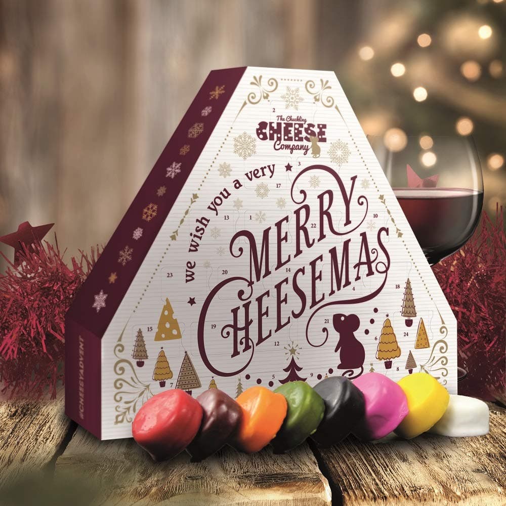 Cheese Advent Calendar 2020 - 24 Wax Truckle Cheeses - Merry Cheesemas