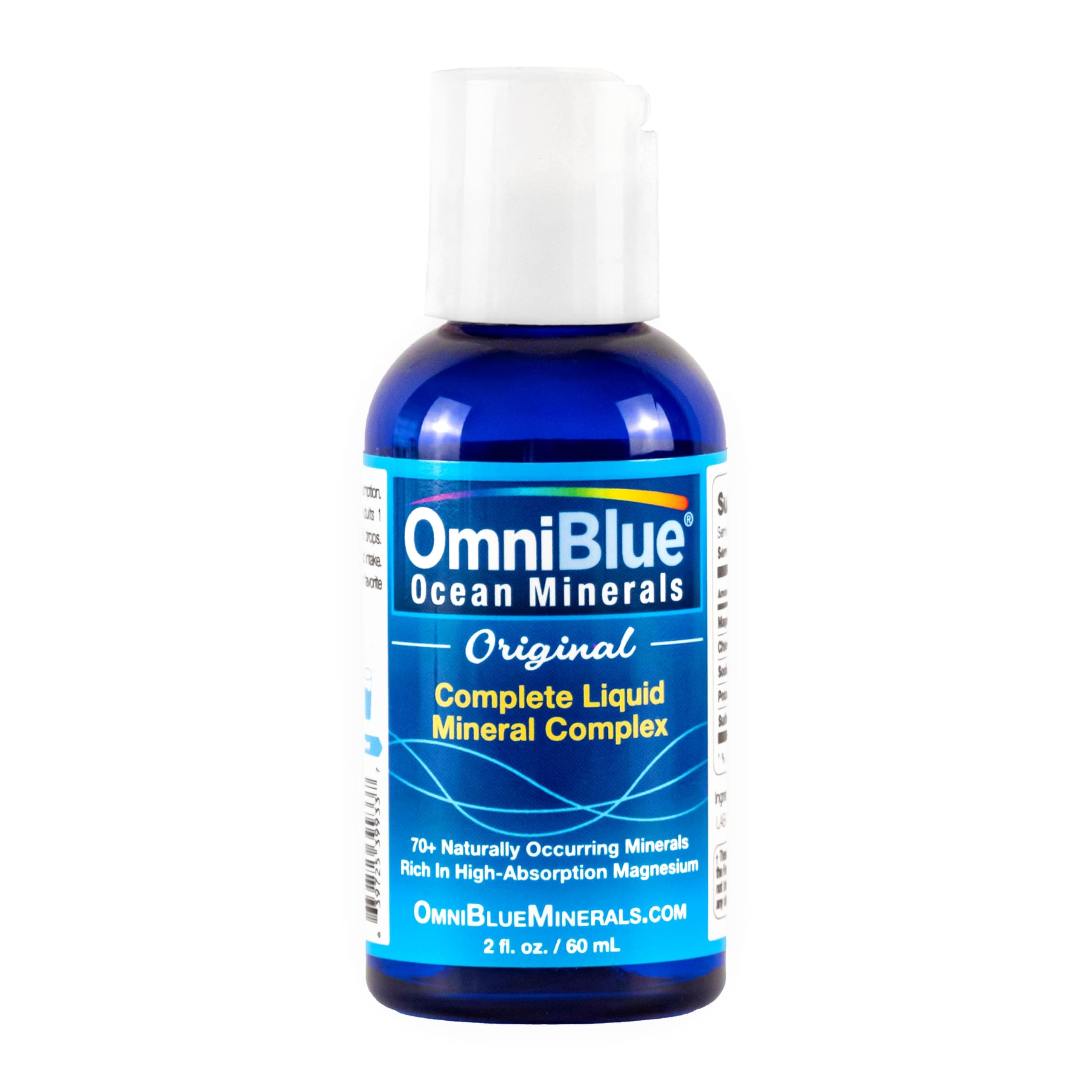 Ocean Minerals | 100 Percent Certified, Pure and Naturally Harvested Ocean Electrolytes as Naturally Occurring Macro & Trace Minerals | No Additives or Alterations 2 oz