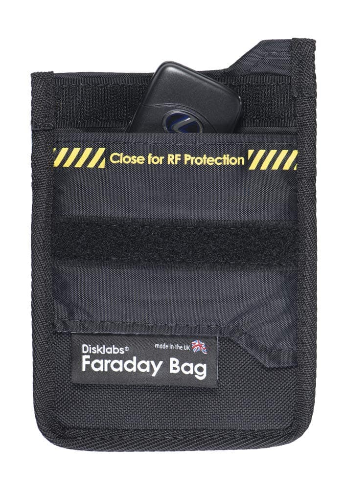 Disklabs Key Shield (KS1) Faraday Bag - RF Shielding for Car Keys With Keyless Entry Fob