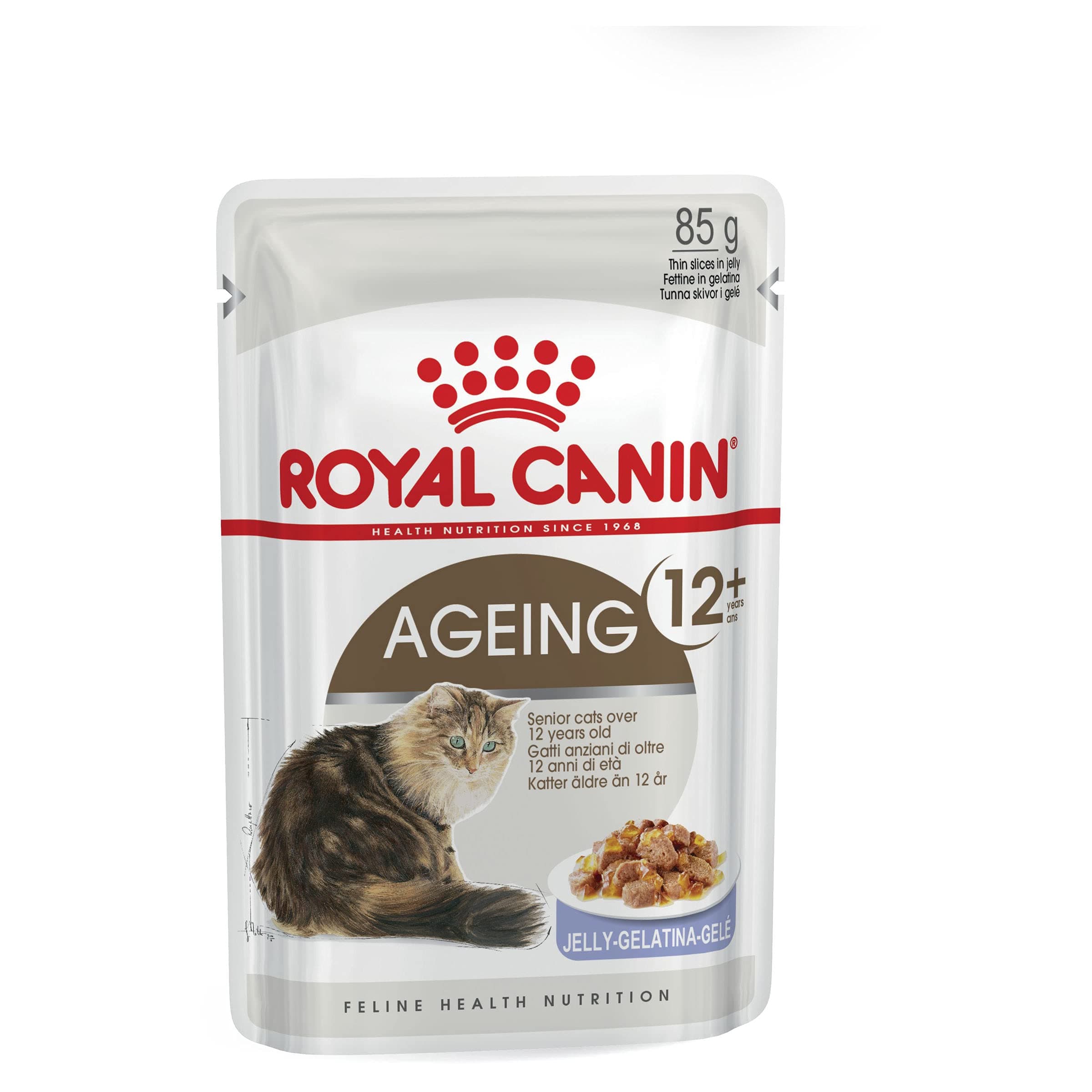 Royal Canin Ageing 12+ in Jelly Wet Cat Food - 85G