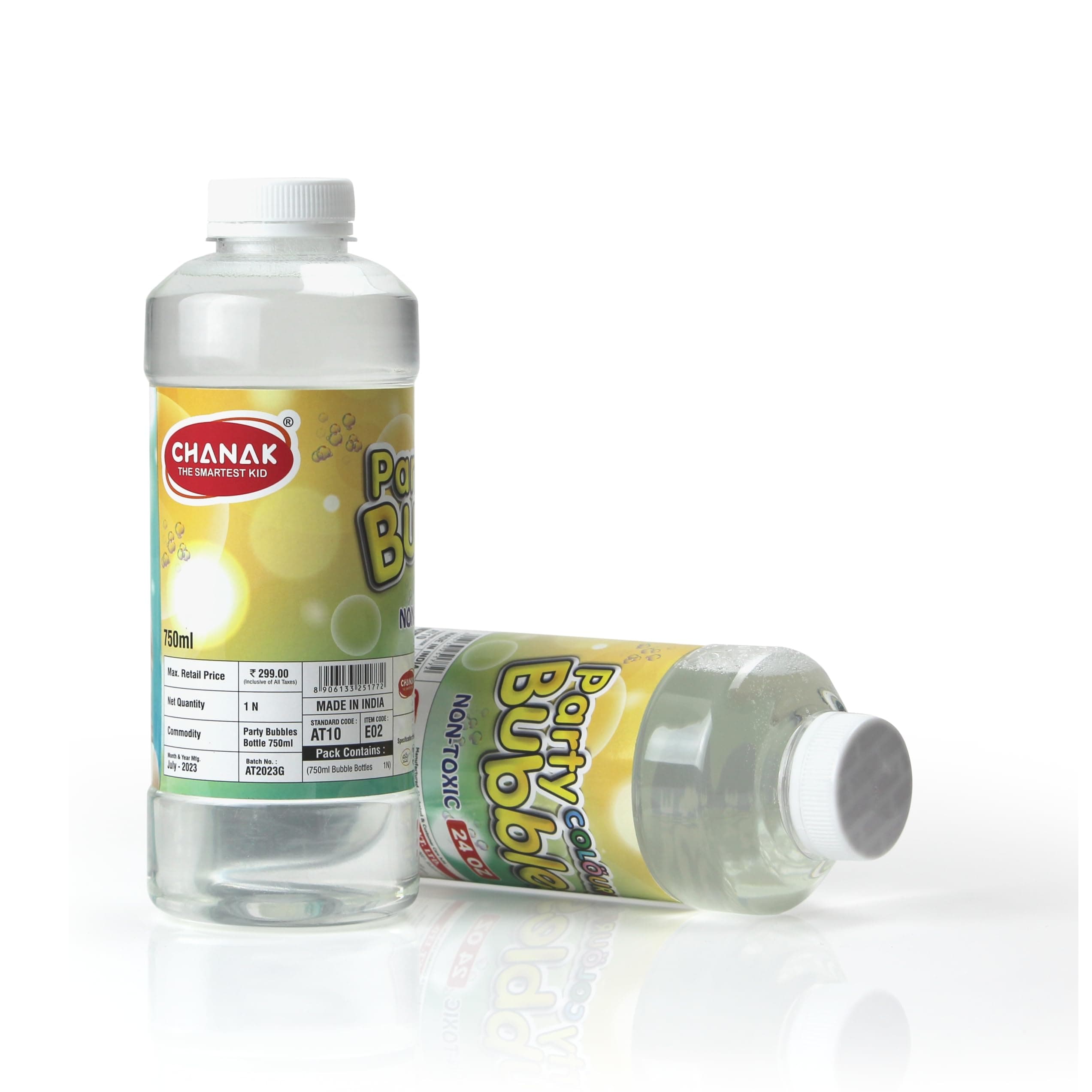 - Bubble Liquid Solution Bottle, 1500ml of Colorful Bubbles Solution, Bubble Refill Bottle, Bubble Maker Liquid for Guns & Camera for Kids Above 3 Years, BIS Approved (2 X 750ml)