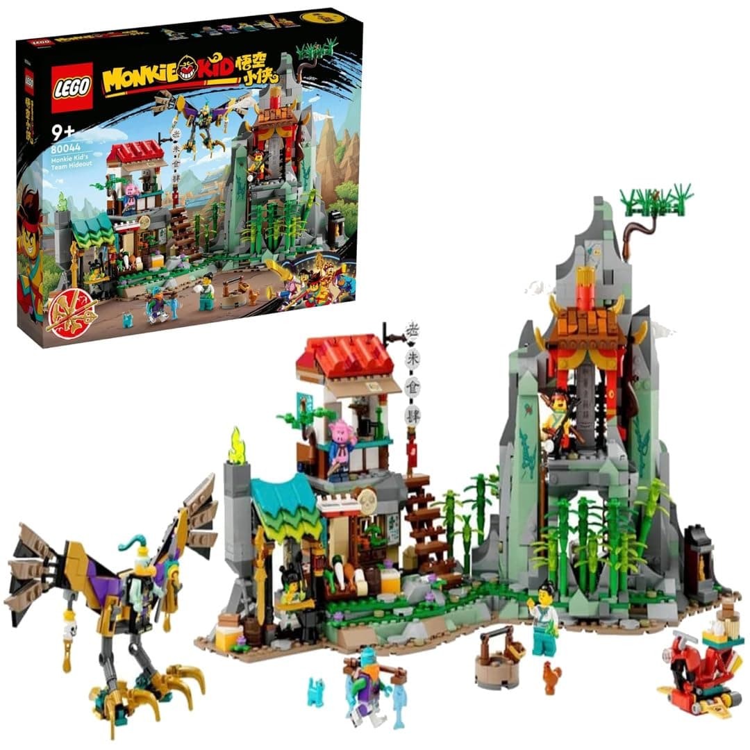 LEGO 80044 Monkie Kid’s Team Hideout - New.