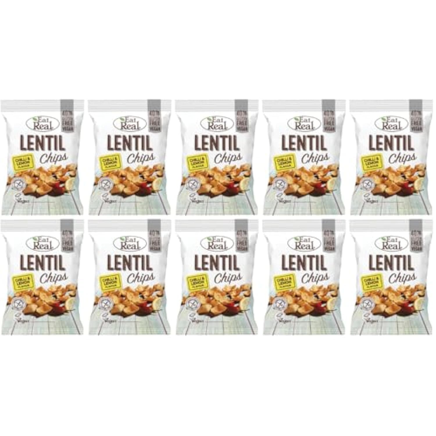 Eat Real Lentil Chilli Lemon Chips 113 G
