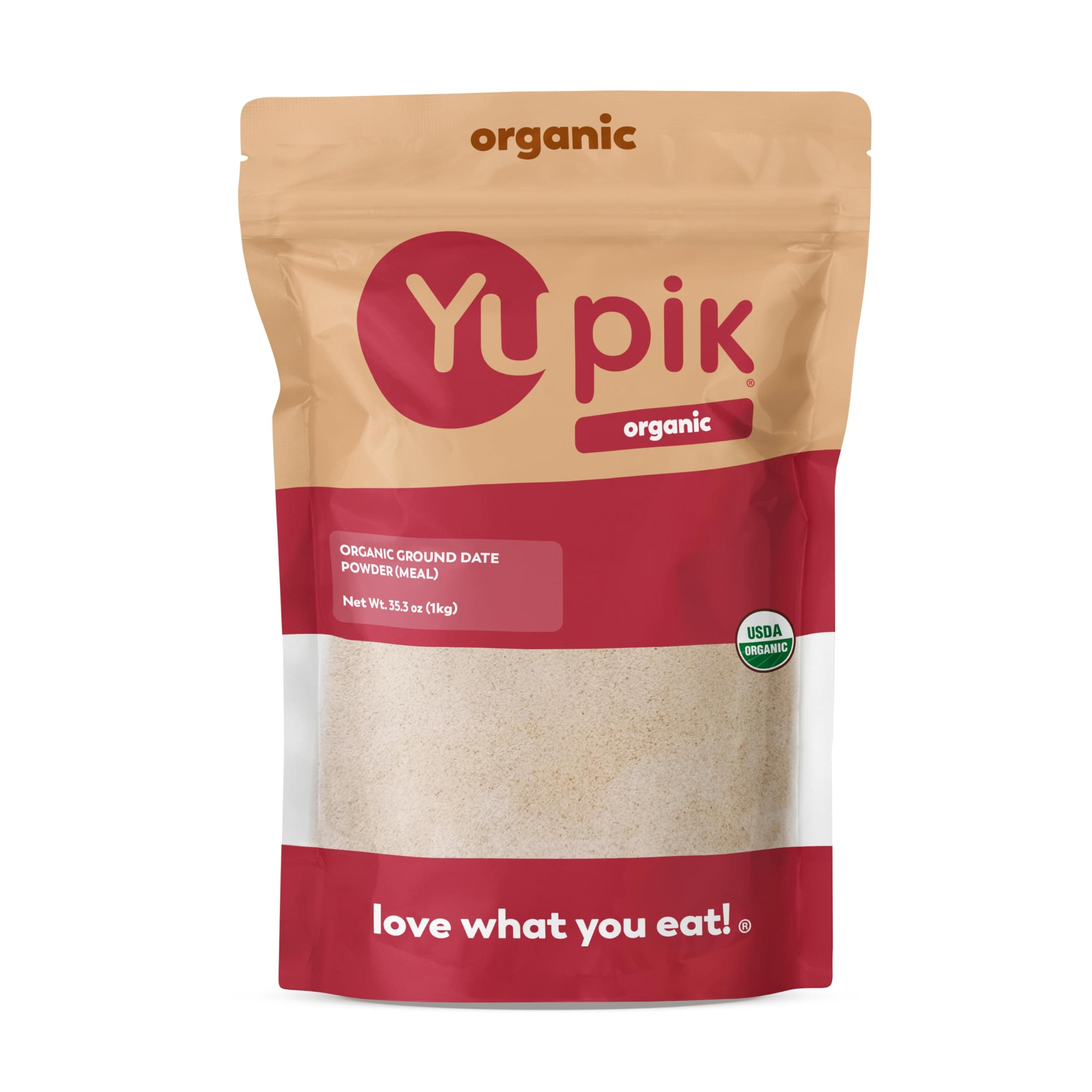 Yupik Organic Ground Date Powder (Meal), 2.2 lb, Non-GMO, Vegan, Gluten-Free