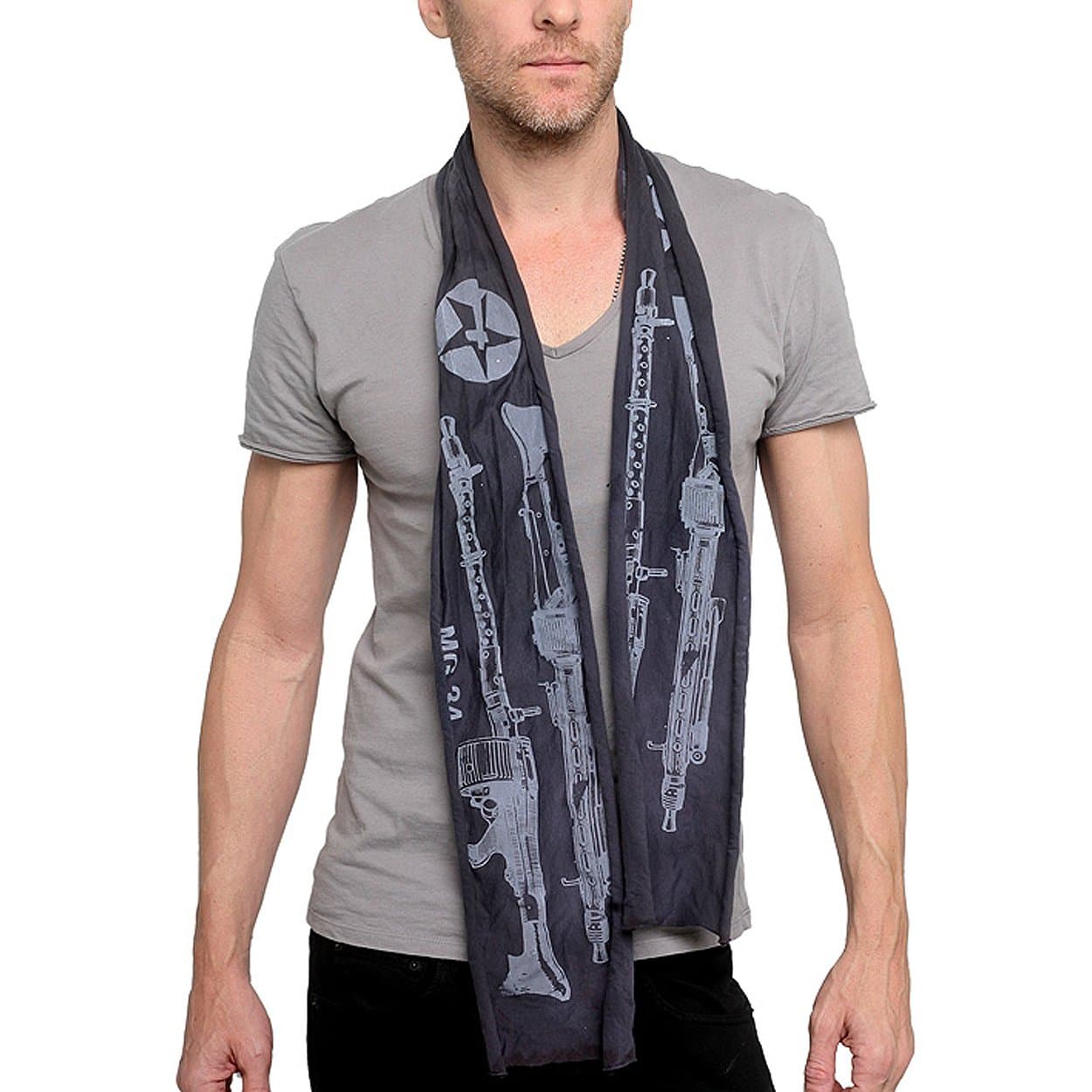JUNKER DESIGN - "MG 34" Scarf in Vintage Black