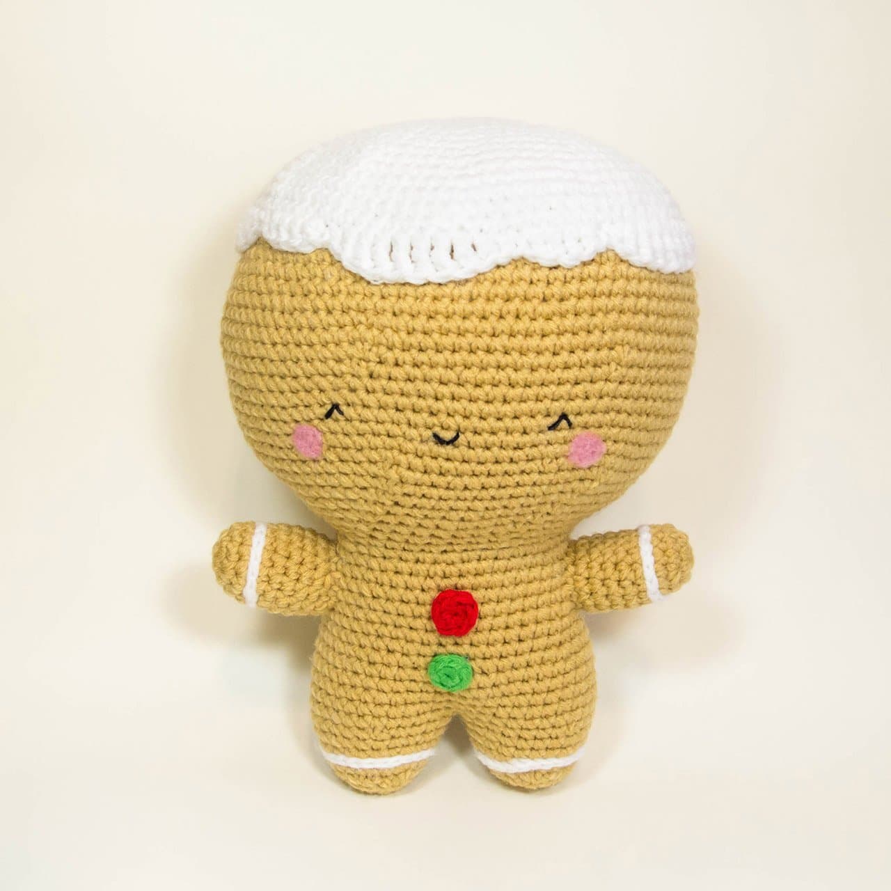 Crochet Amigurumi Doll - Ginger the gingerbread man Big Version