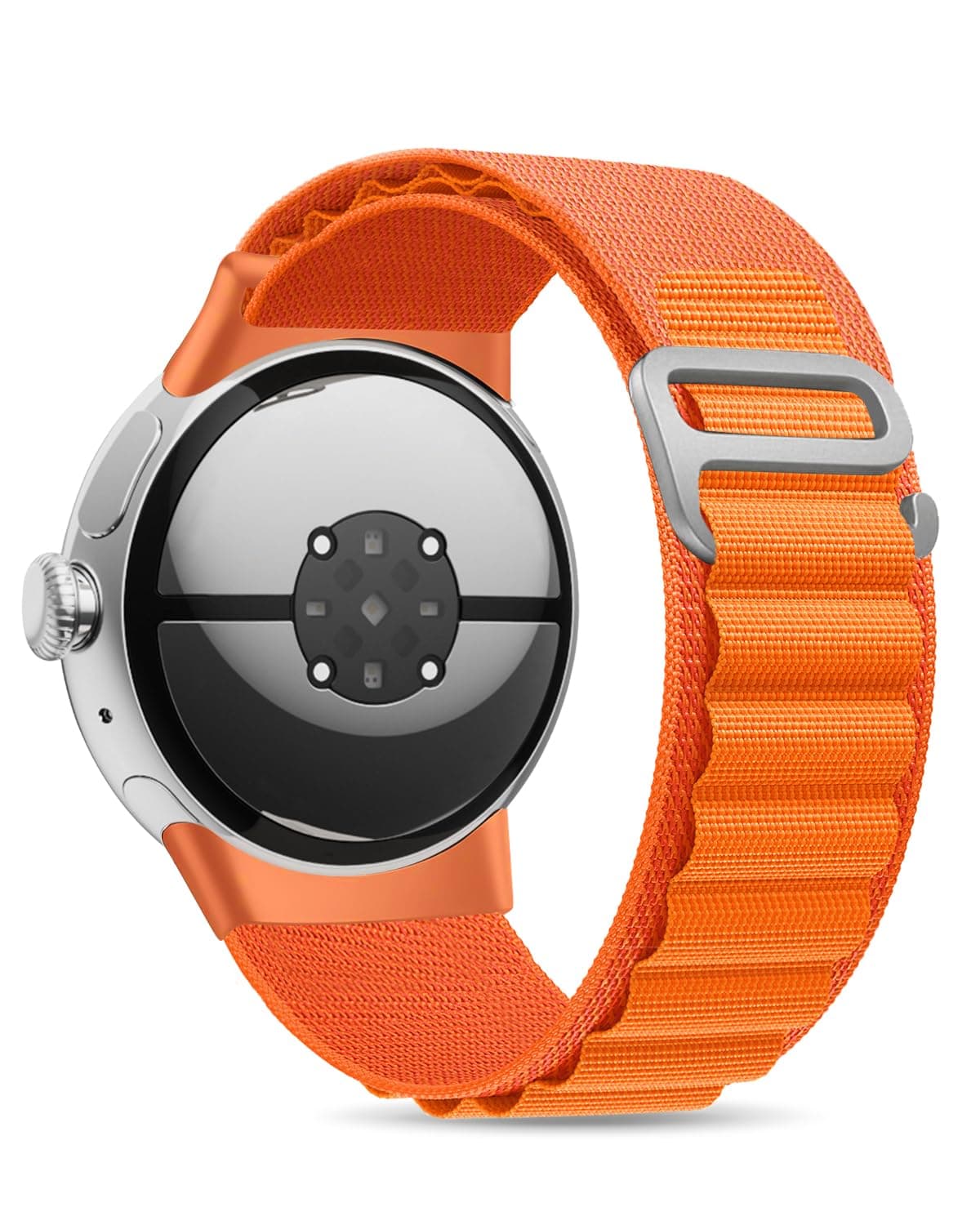 Alpine Loop Bands Compatible with Google Pixel Watch 3 41mm/Pixel Watch 2 Band/Google Pixel Watch Band - Upgraded Metal Lugs - Nylon Sport Straps for Men & Women