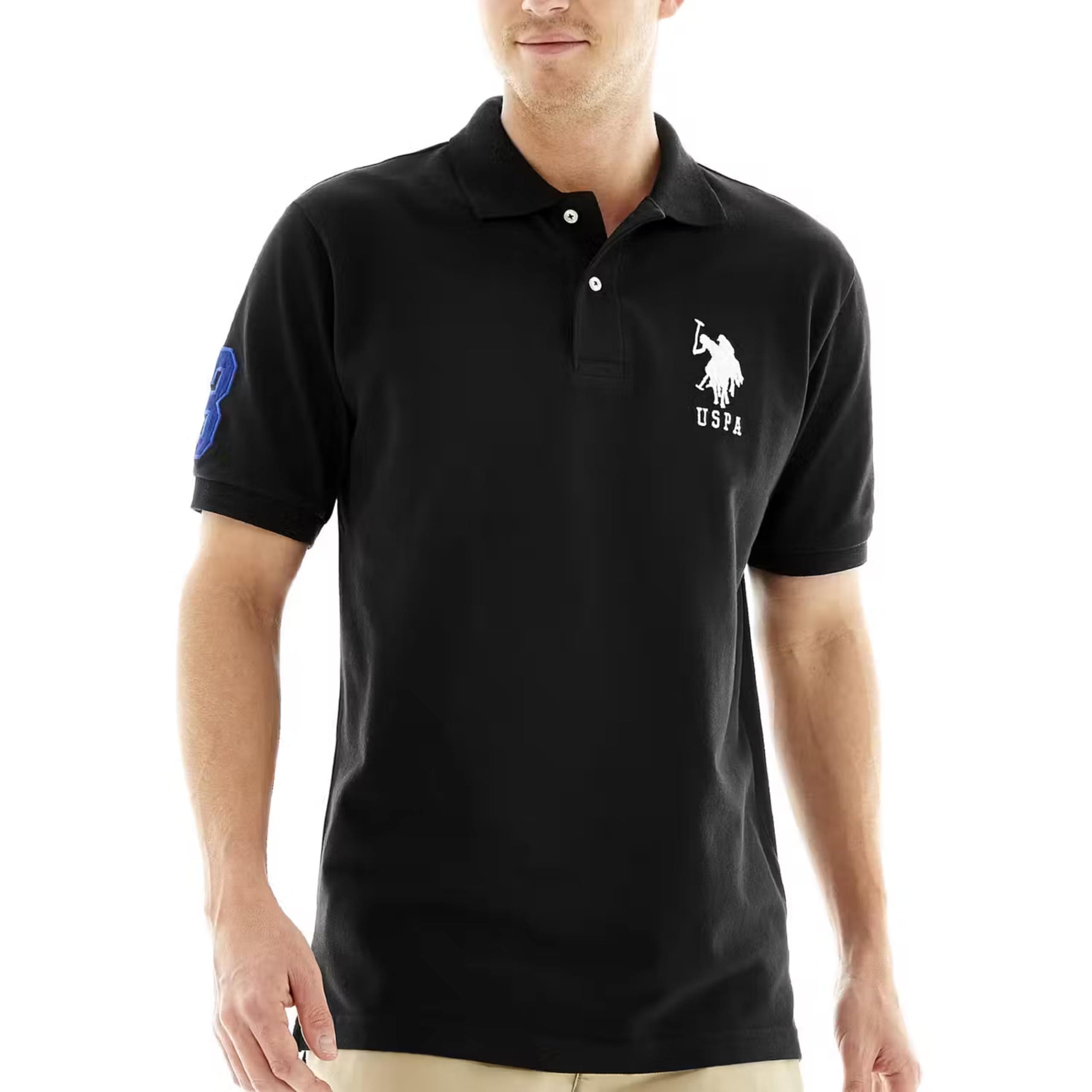 U.S. Polo Assn. Men's Solid Pique Polo Shirt Polo Shirt (Pack of 1)